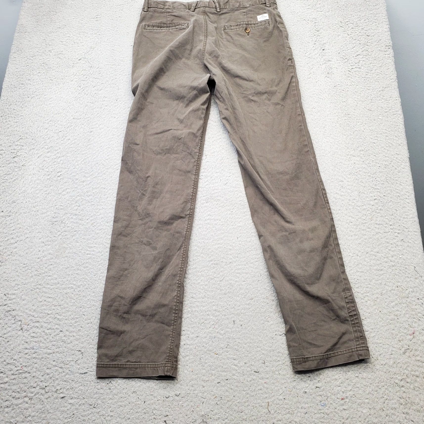 Ben Sherman Ben Sherman Pants Mens 30/32 Gray Flat Front Stretch Straight Leg Double Stitch Pants Mens Size 30 Gray Flat Front Stretch Straight Leg Mens Size US 30 / EU 46 - 2 Thumbnail
