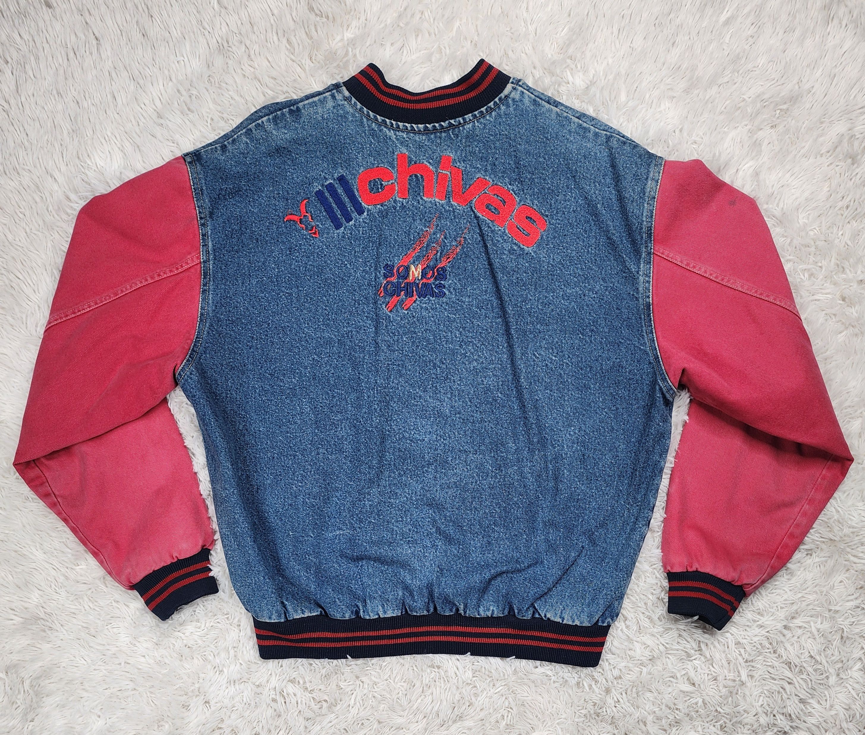 Vintage Vintage Guadalajara Chivas soccer denim varsity jacket Size US M / EU 48-50 / 2 - 11 Thumbnail