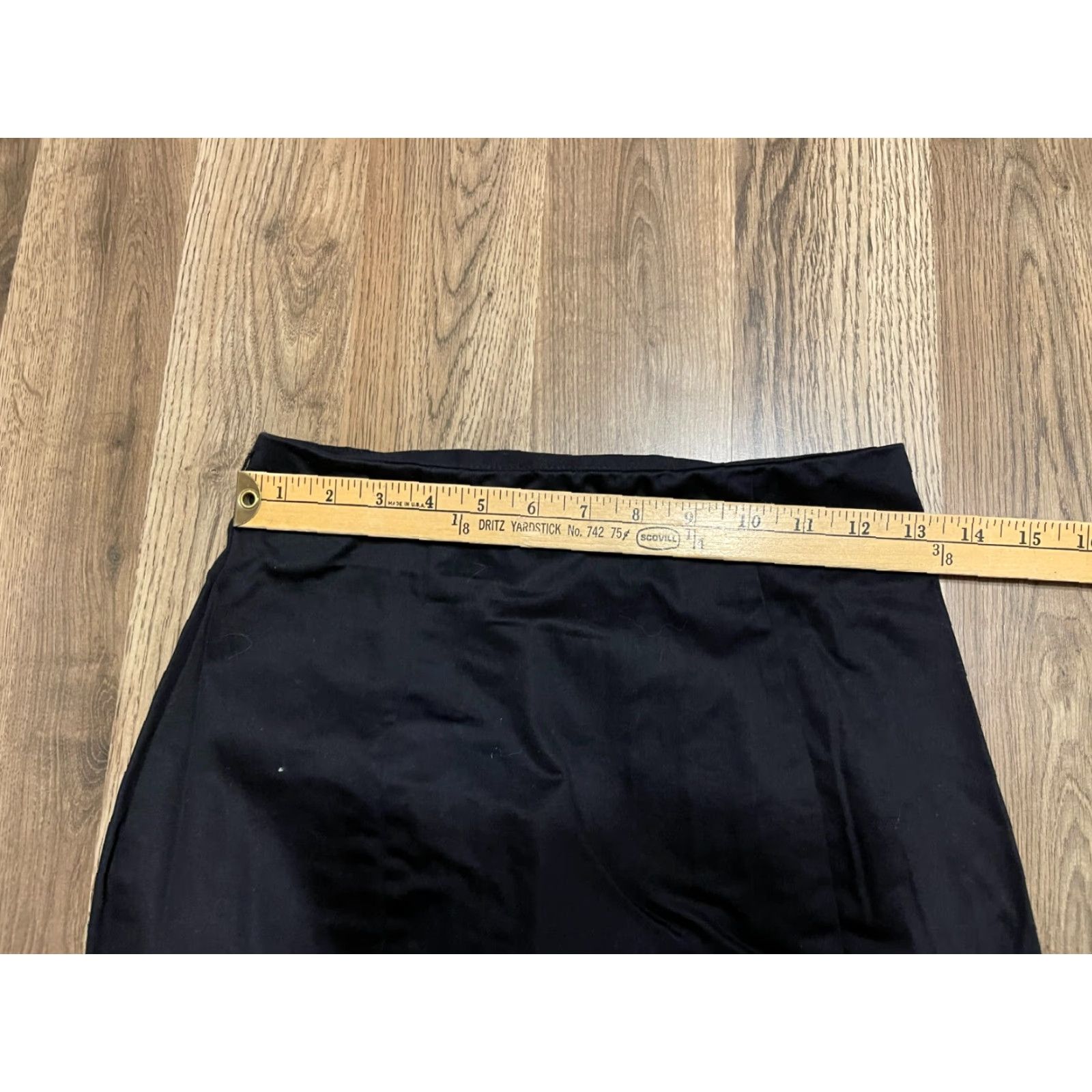 Worthington Worthington Skirt, Women's Size 4 Petite, Black, Zip on Back, Short, Pencil, Solid, Casual, 4P, Petites, Women, Skirt, Fall Spring Summer, Womens, - Size 27" / US 4 / IT 40 - 4 Thumbnail