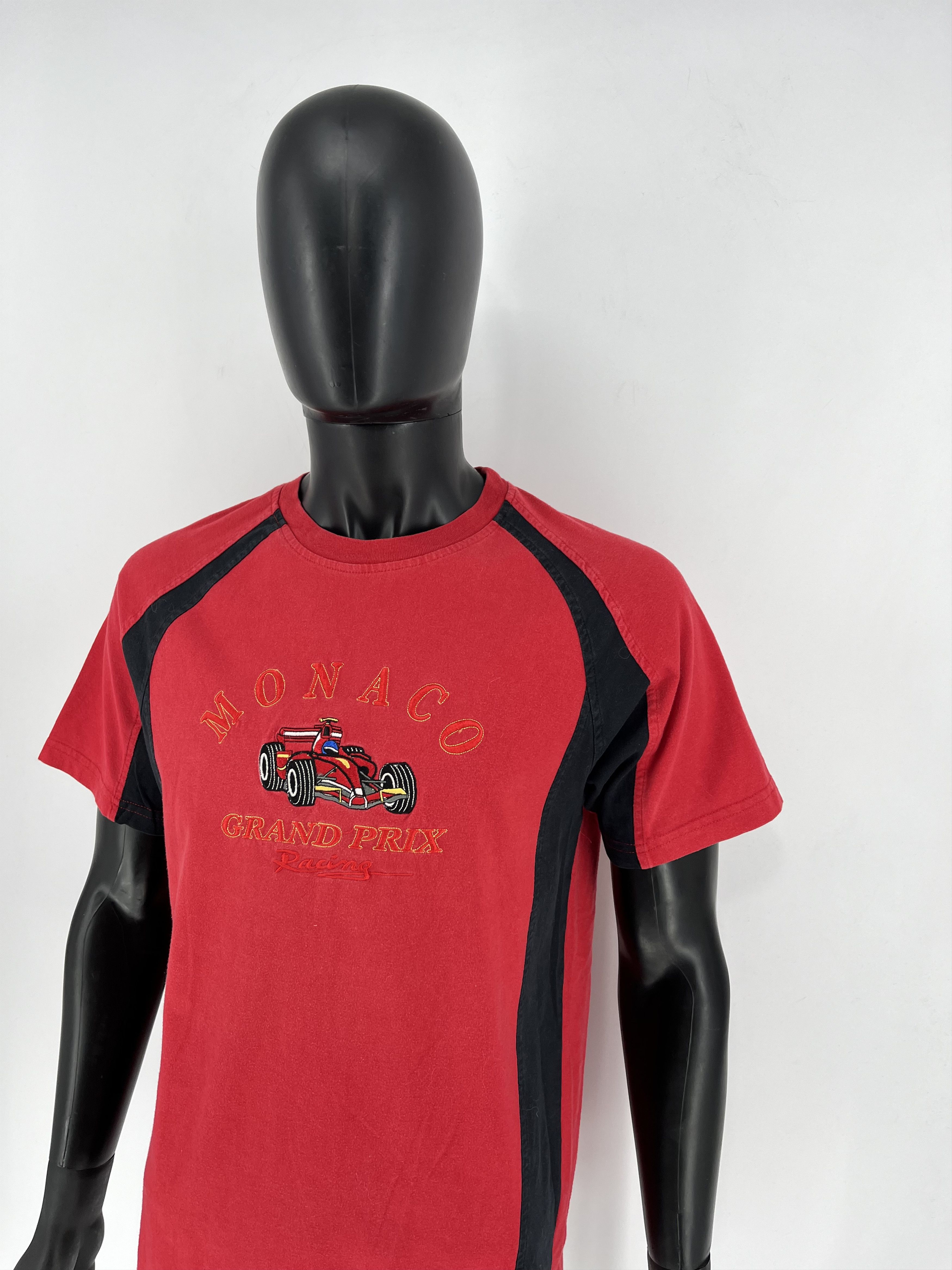 Formula 1 Vintage 90s Grand Prix Monaco Racing F1 Tee T-shirt Size US L / EU 52-54 / 3 - 4 Thumbnail