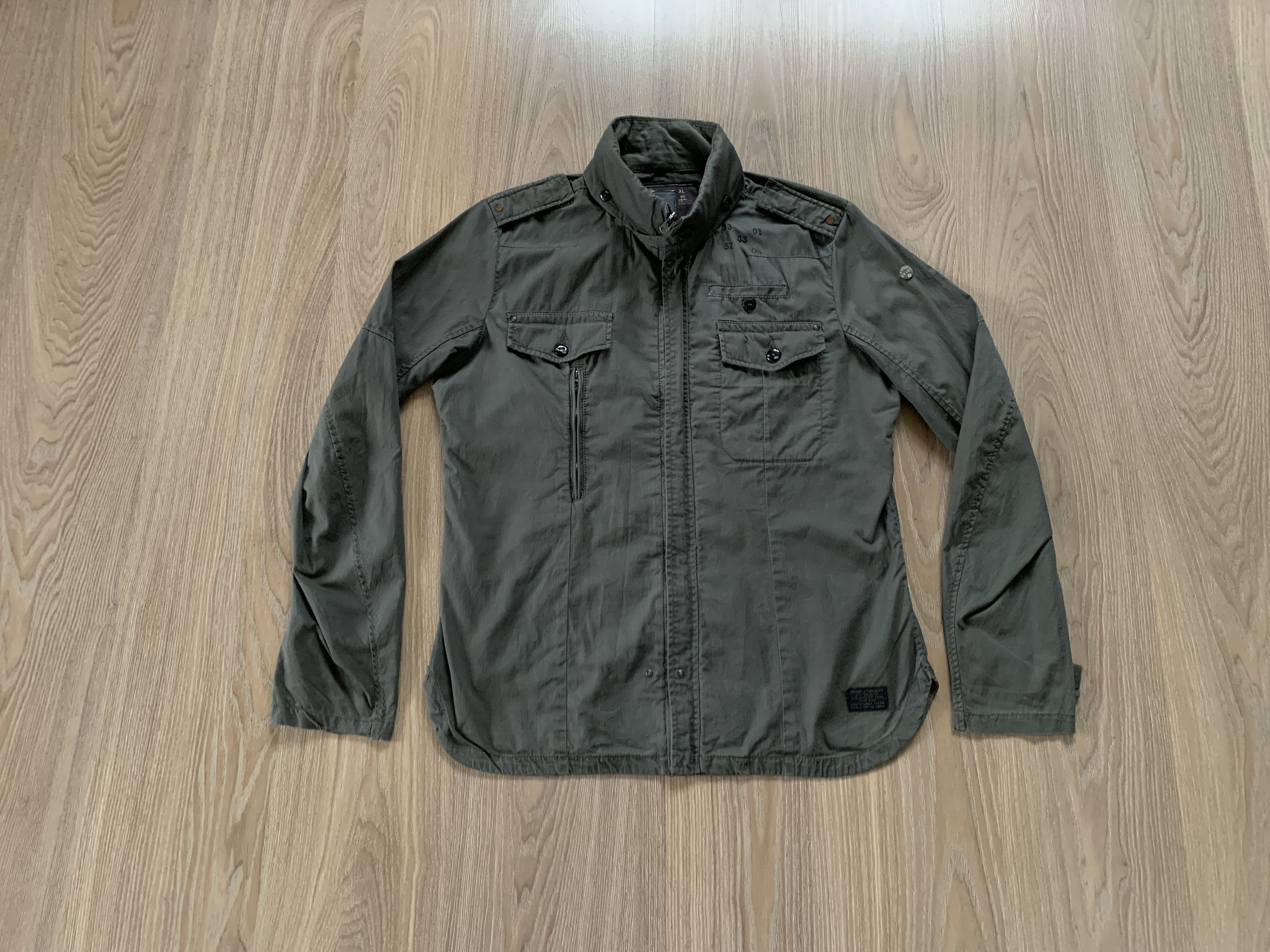 G-Star Vintage Khaki G-Star Raw Light Jacket Military Size US L / EU 52-54 / 3 - 16 Thumbnail