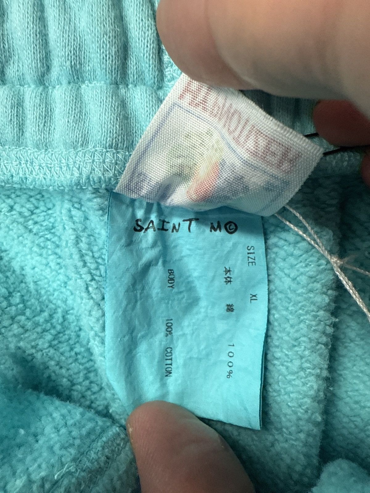 Saint Michael Saint Michael Tiffany sweatshort teal Size US 36 / EU 52 - 4 Thumbnail
