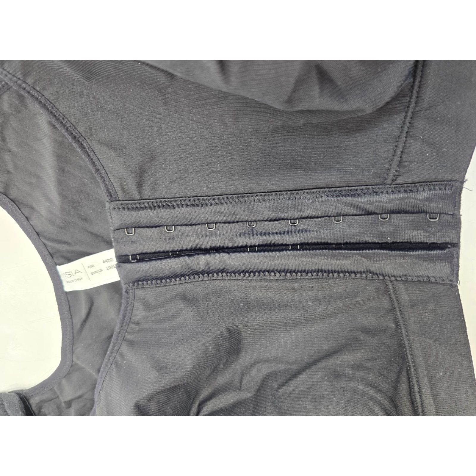 Vintage HSIA Posture Bra - Wireless Front Closure - Black - Size 44DD - NWT Size ONE SIZE - 6 Thumbnail