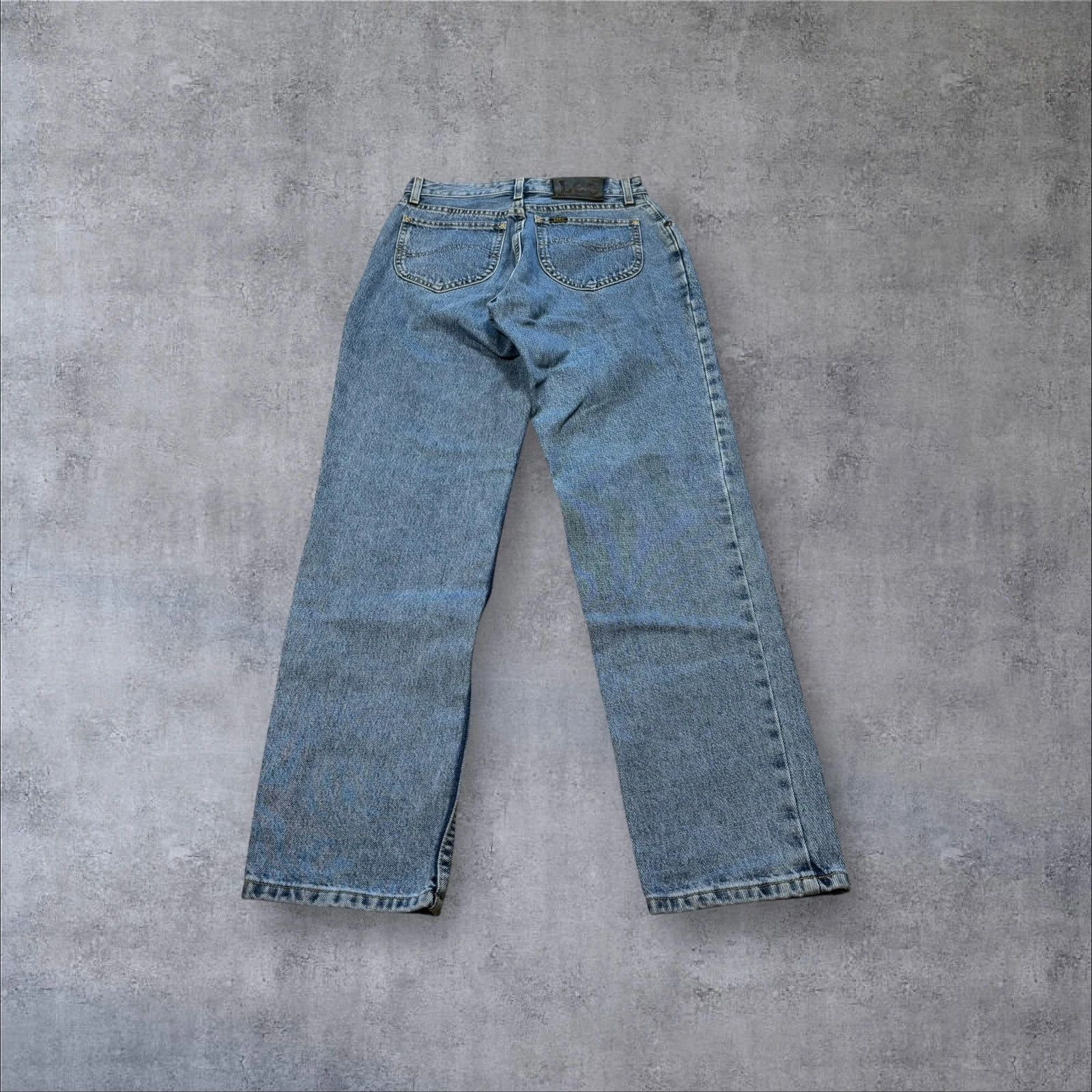 Lee Lee Straight Leg Jeans W29 L31 Size US 29 - 2 Thumbnail
