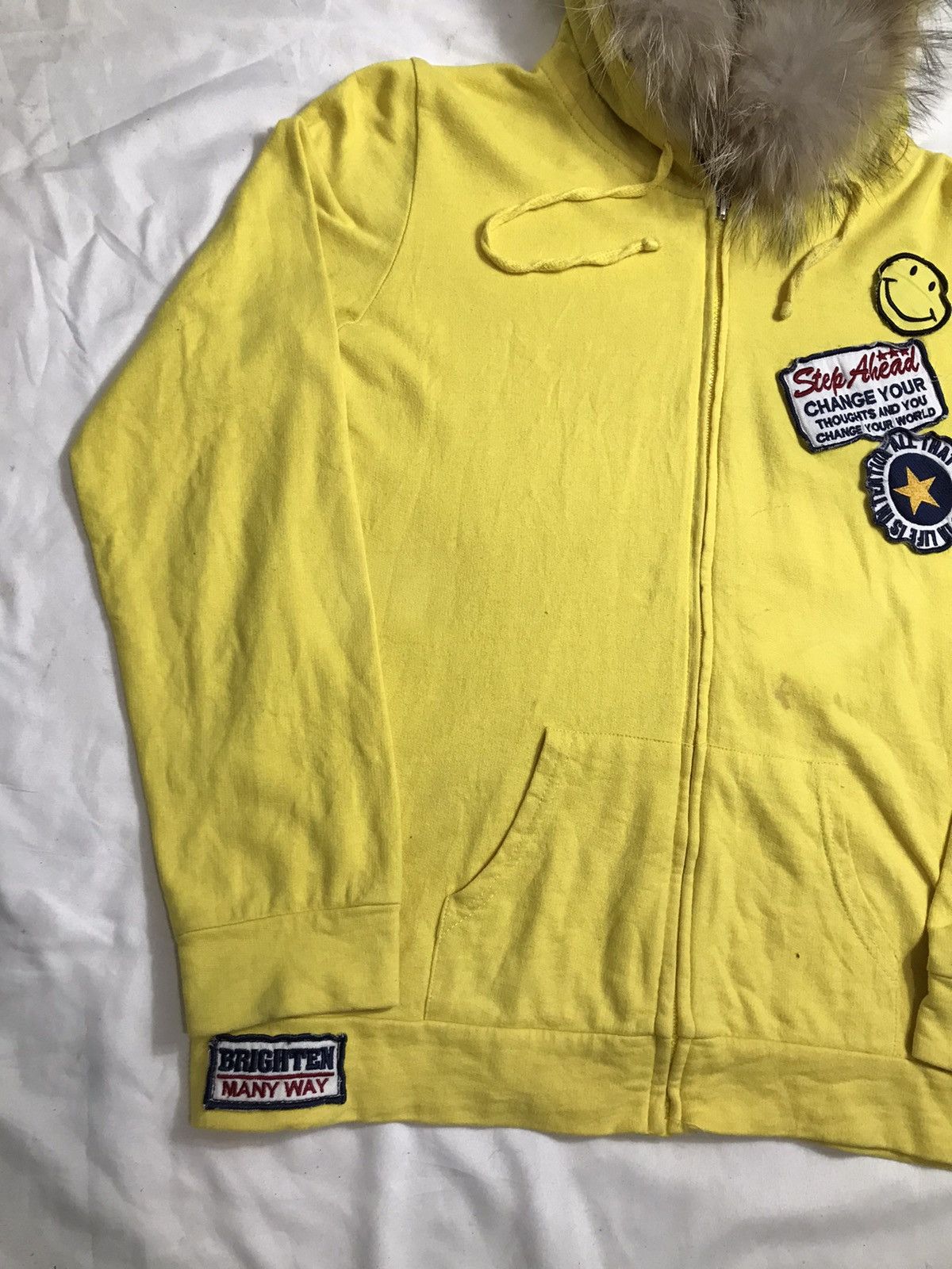 Japanese Brand Japanese zip Fur Hoodie harveysmille hysteric style Size US S / EU 44-46 / 1 - 2 Thumbnail