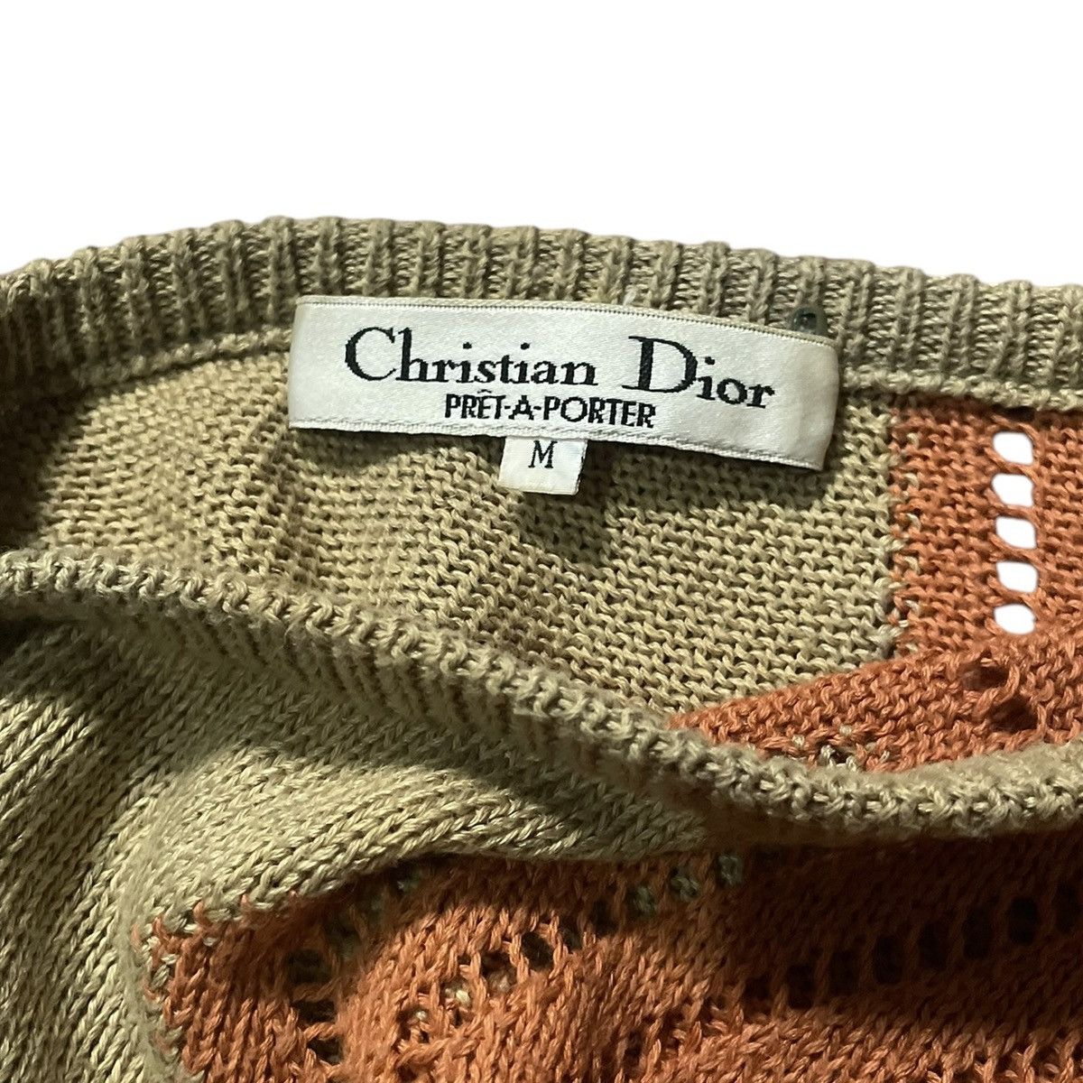 Christian Dior Monsieur × Dior × Vintage Vintage Christian Dior Asymmetric Knit Sweatshirt Size M / US 6-8 / IT 42-44 - 8 Thumbnail