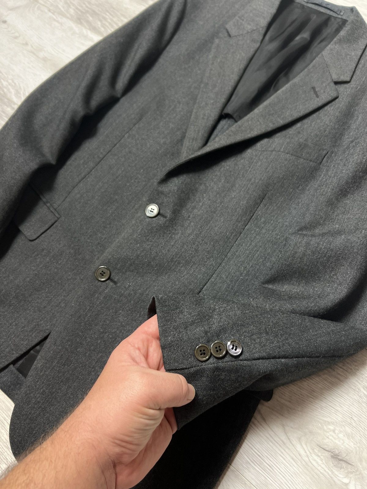 Prada Prada Milano 2 Button Wool Blazer Jacket Size 50R Size 40R - 8 Thumbnail