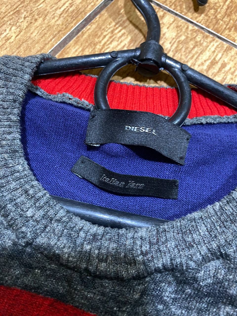 Diesel Streetwear Sweatshirt big print DIESEL Y2K Vintage Size US M / EU 48-50 / 2 - 2 Thumbnail