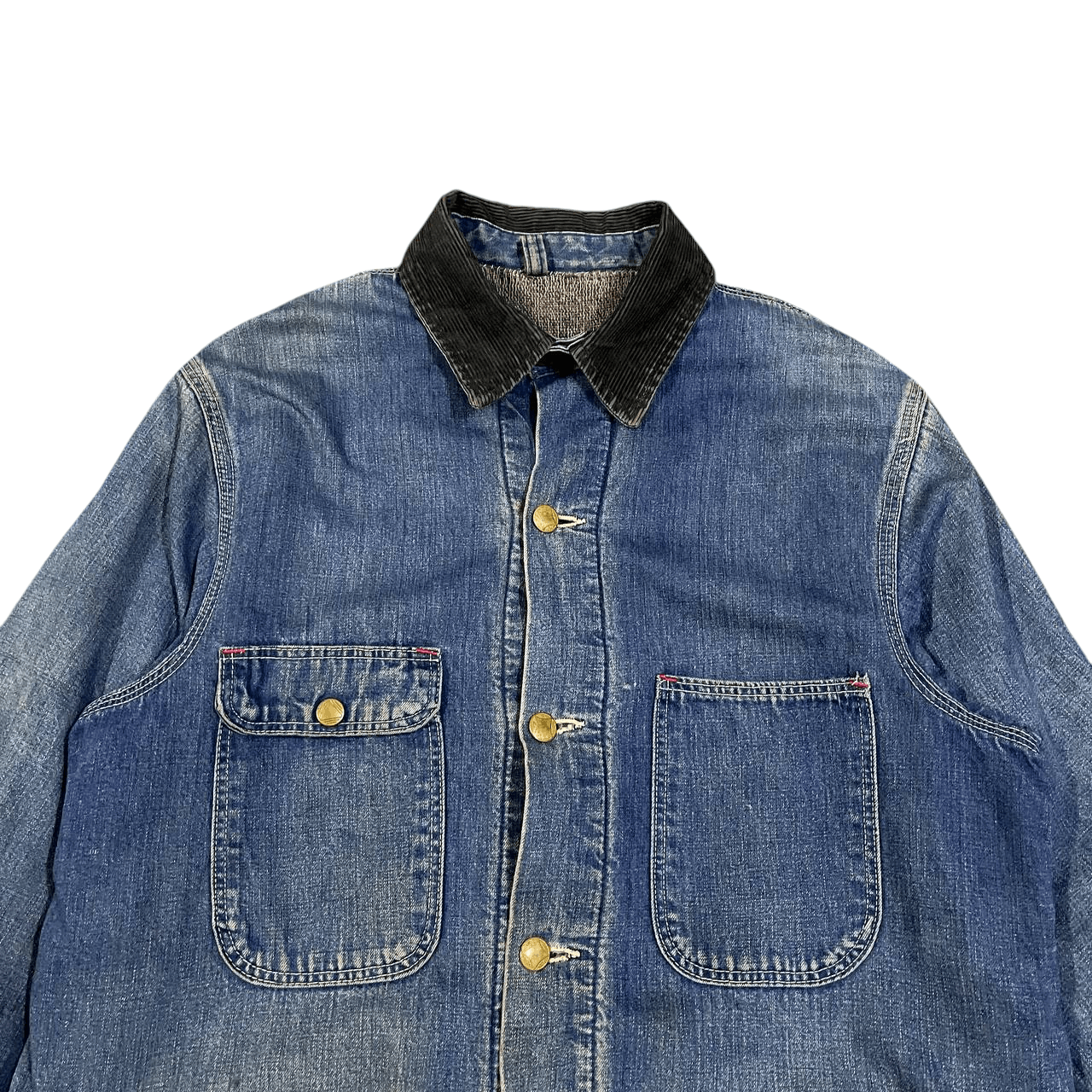 Sears Vintage 50's Sears Blanket Lined Denim Chore Jacket Size US M / EU 48-50 / 2 - 2 Thumbnail