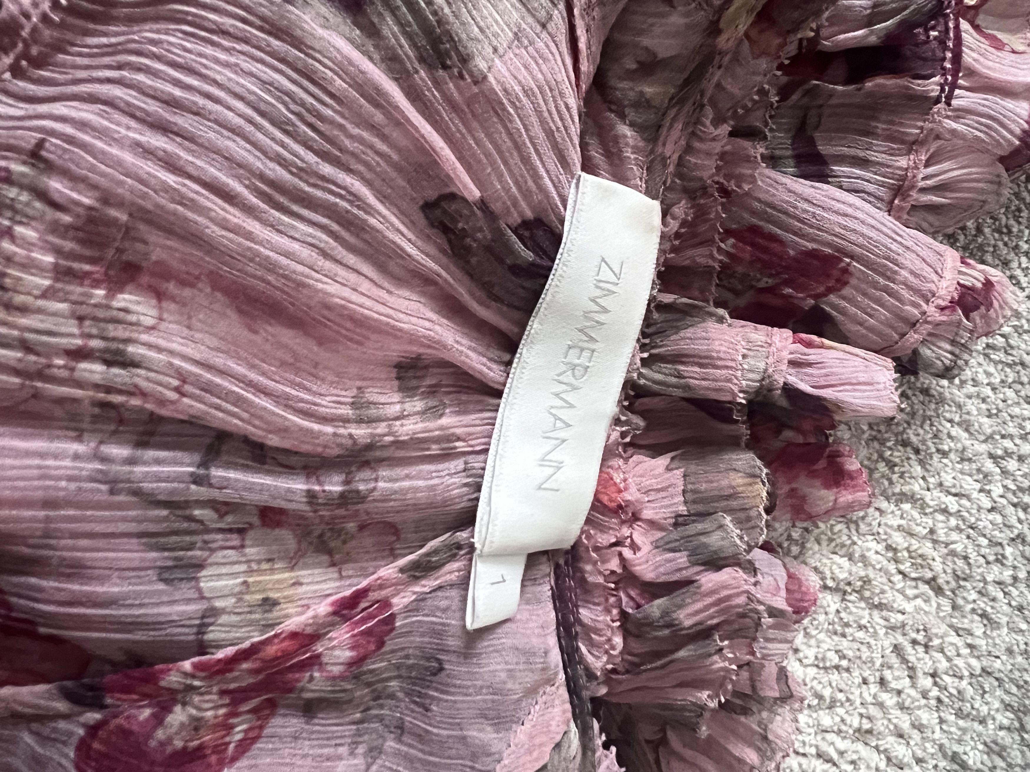Zimmermann Zimmermann Silk Mini Dress Size S / US 4 / IT 40 - 4 Thumbnail