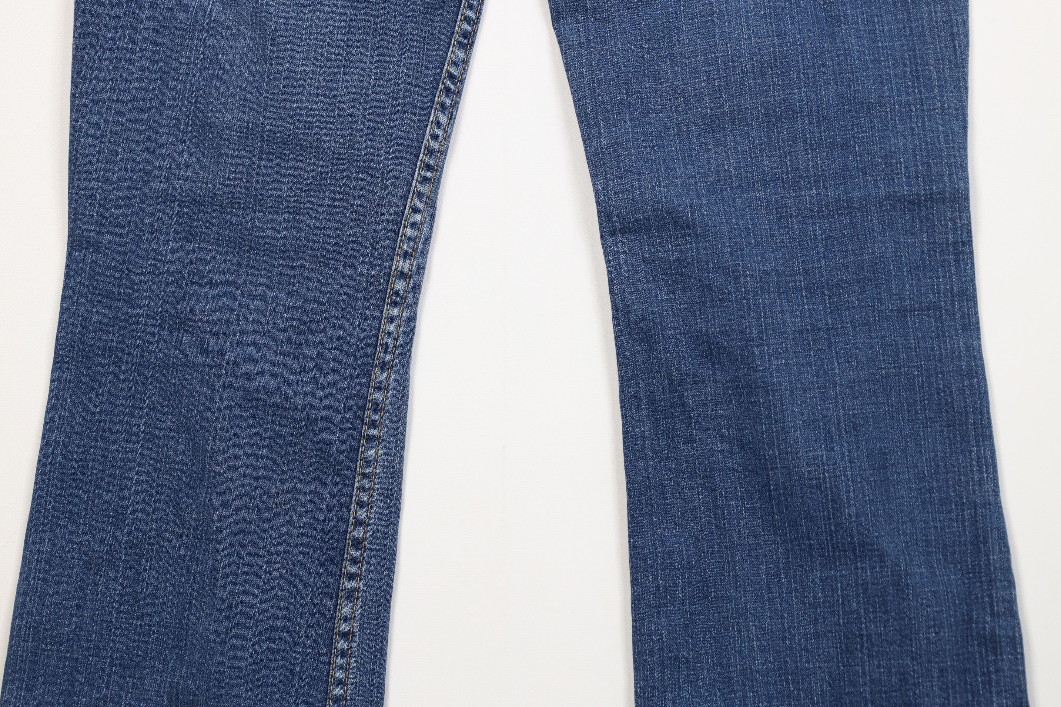 Levi's Vintage Y2K Levis 524 Superlow Flared Denim Jeans Stretch Size 30" / US 8 / IT 44 - 12 Thumbnail