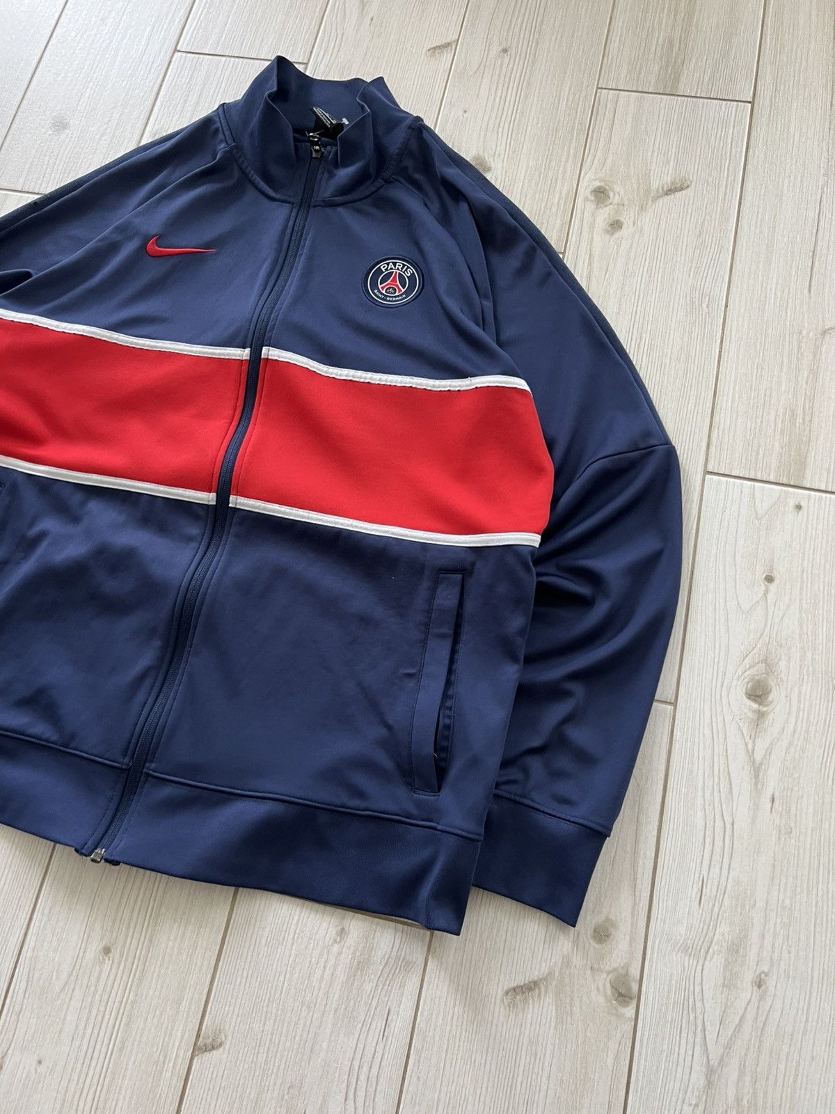 Nike Nike PSG Zip hoodie Blue 2020 Size US XL / EU 56 / 4 - 4 Thumbnail