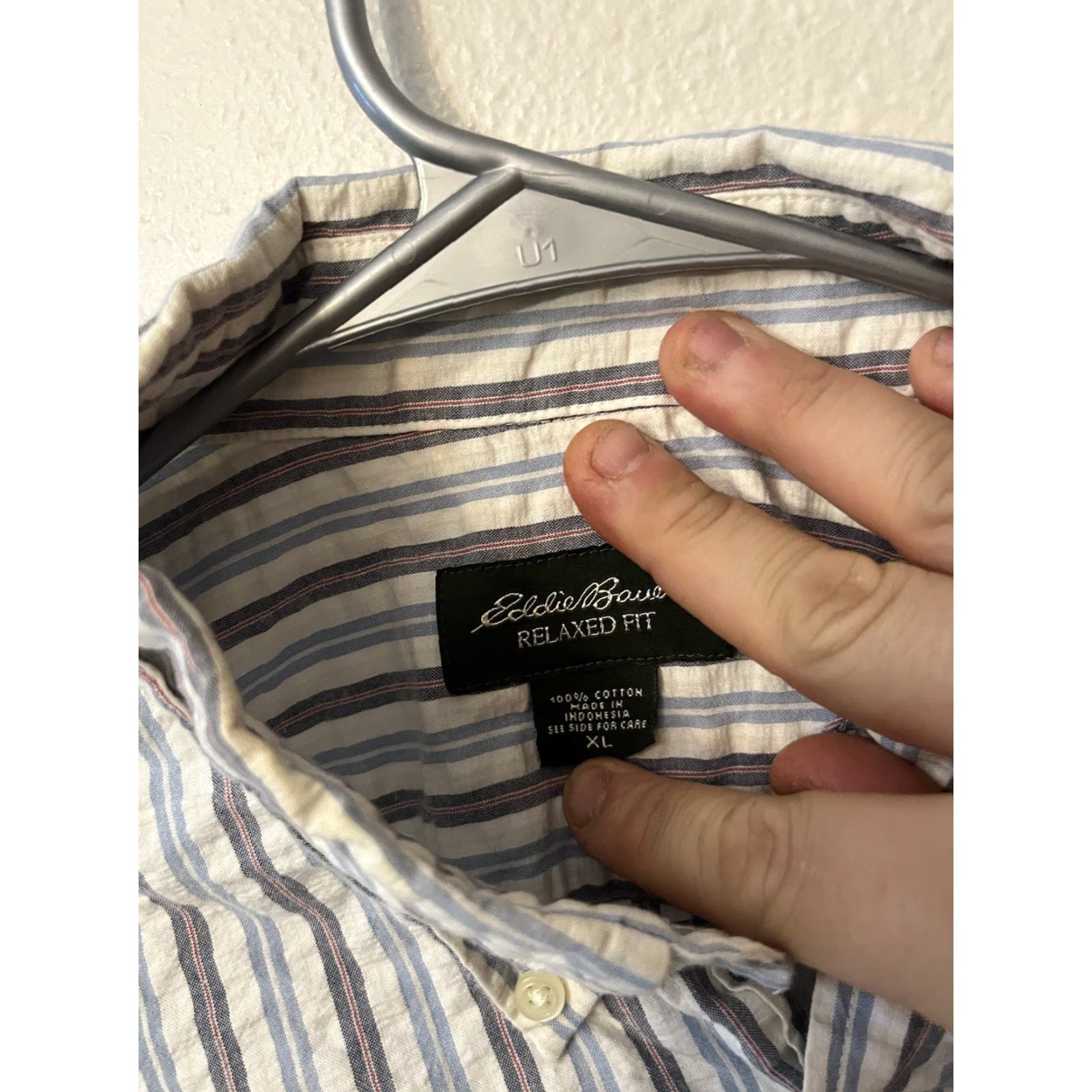 Eddie Bauer Eddie Bauer Short Sleeve Button Shirt Men XL Relaxed Fit Multicolor Striepd Size US XL / EU 56 / 4 - 2 Thumbnail