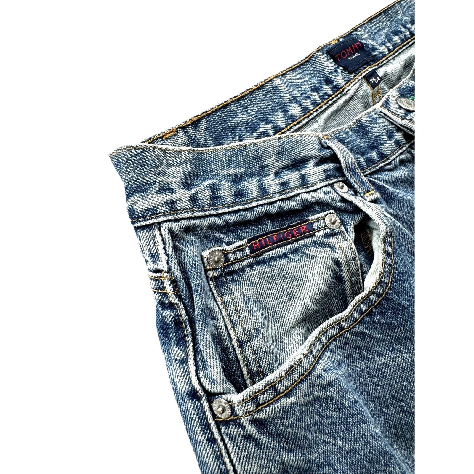 Tommy Hilfiger × Vintage Vintage 1990's Tommy Hilfiger Relaxed Denim Jeans Size US 34 / EU 50 - 6 Thumbnail