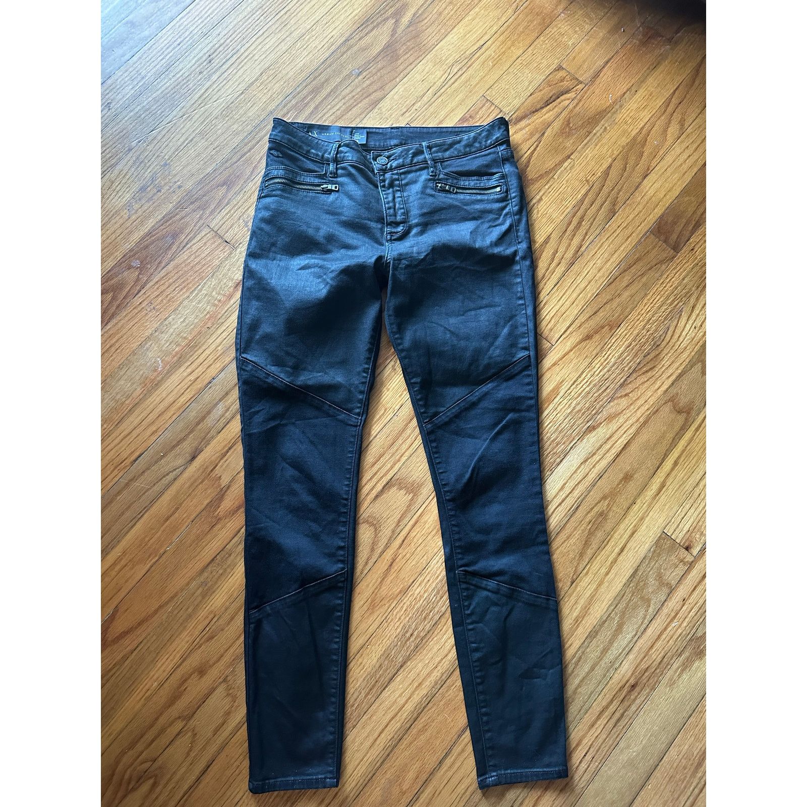 Armani Exchange AX Armani Exchange Black Super Skinny Stretch Jeans Size 29 Size 29" - 1 Thumbnail