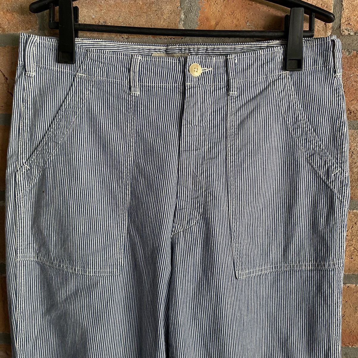 45rpm 45RPM Blue White Striped Casual Pants Size 27" / US 4 / IT 40 - 3 Thumbnail