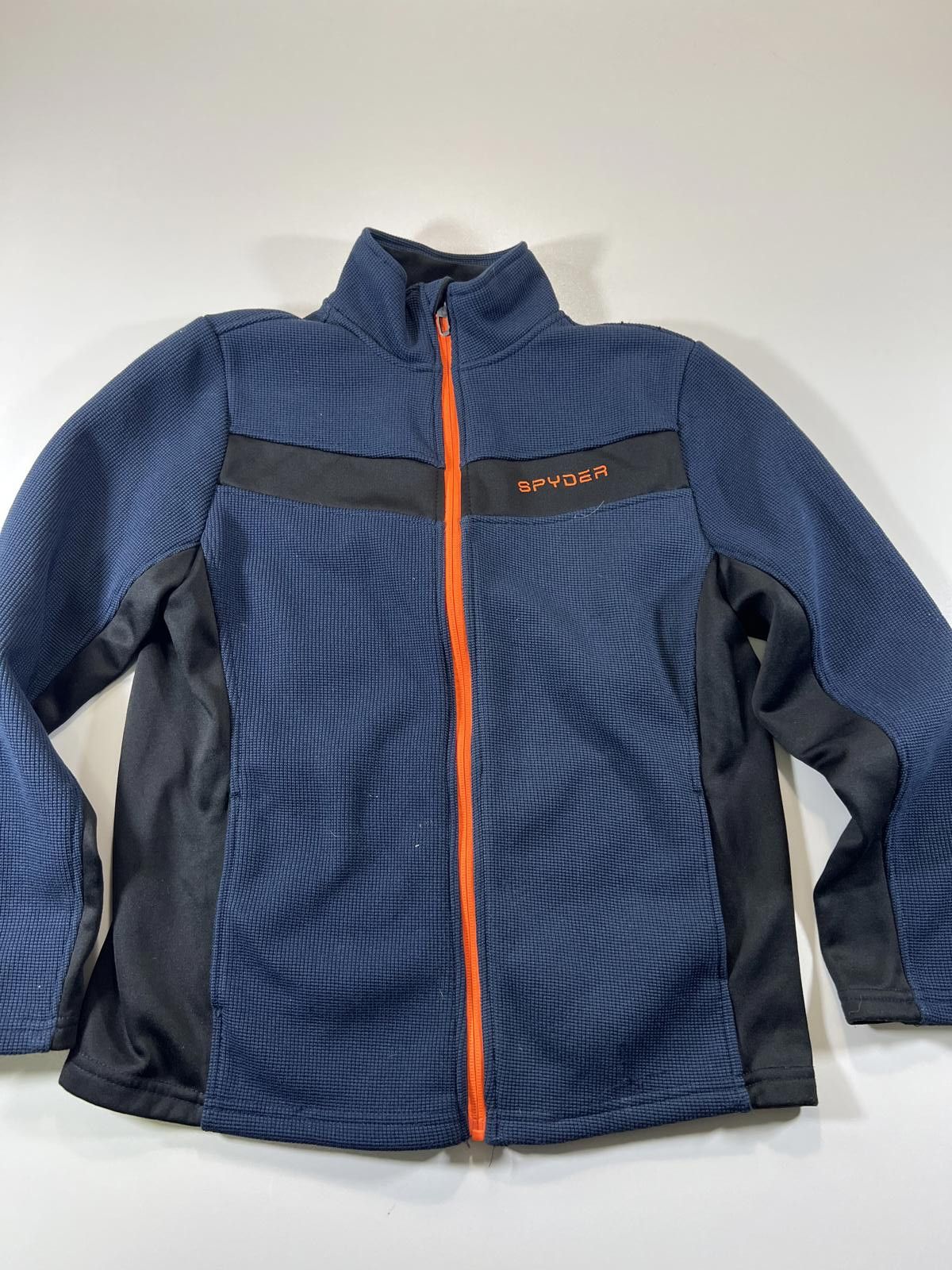 Spyder Spyder Men's XL Blue and Black Full-Zip Fleece Jacket Size US XXS / EU 40 - 1 Thumbnail