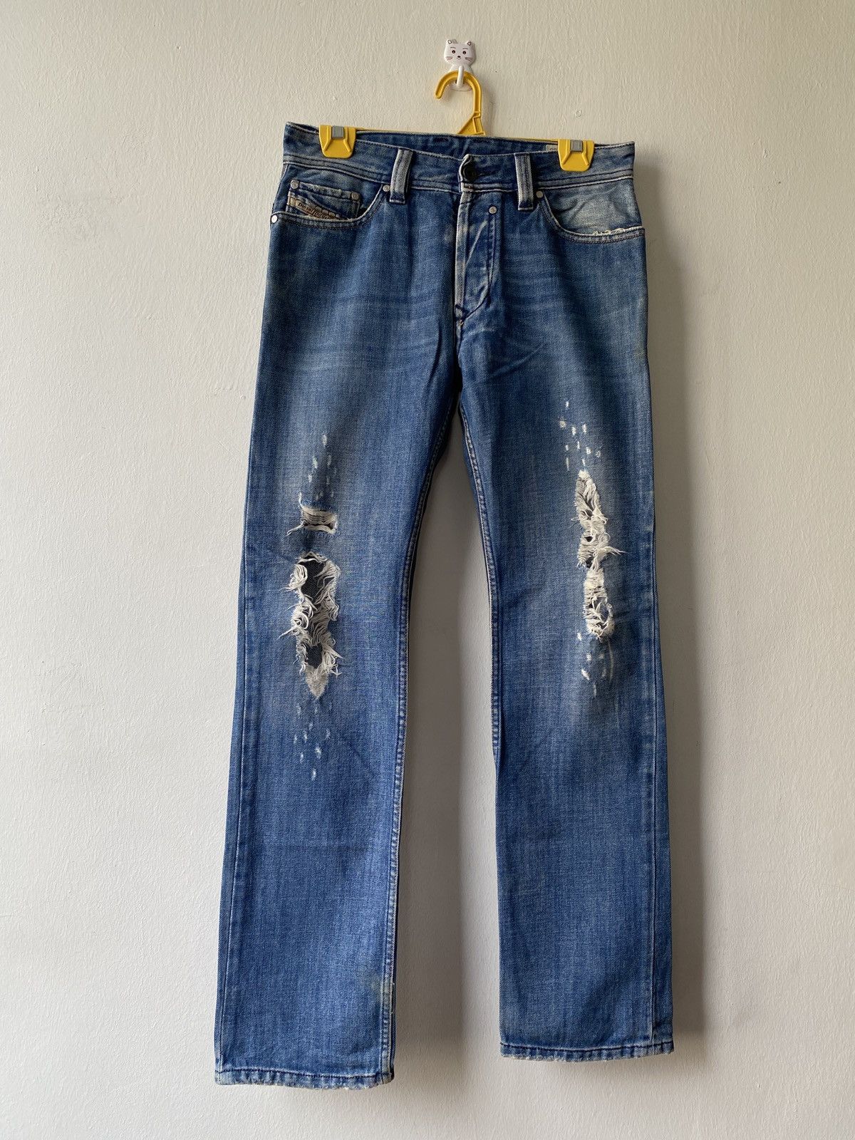 Diesel × Japanese Brand Diesel Safado Distressed Denim Size US 29 - 1 Thumbnail