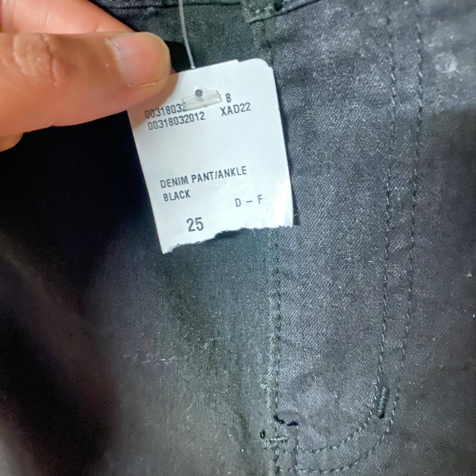 Forever 21 NWT Forever 21 Black Wash Denim High Rise Ankle Jeans 25 Size 25" / US 0 / IT 36 - 5 Thumbnail
