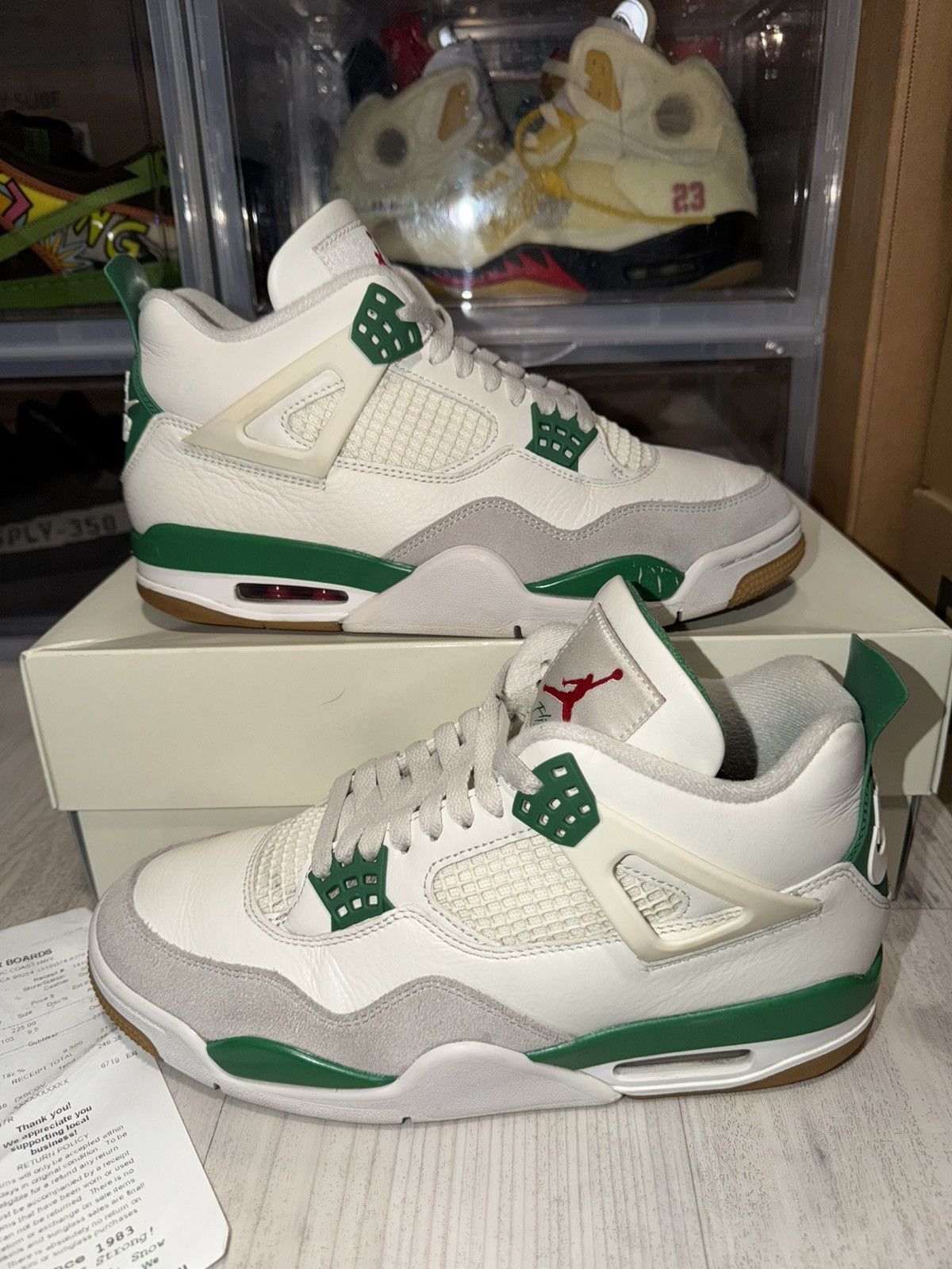 Nike SB Air Jordan 4 Retro SB Pine Green Size US 9.5 / EU 42-43 - 2 Thumbnail