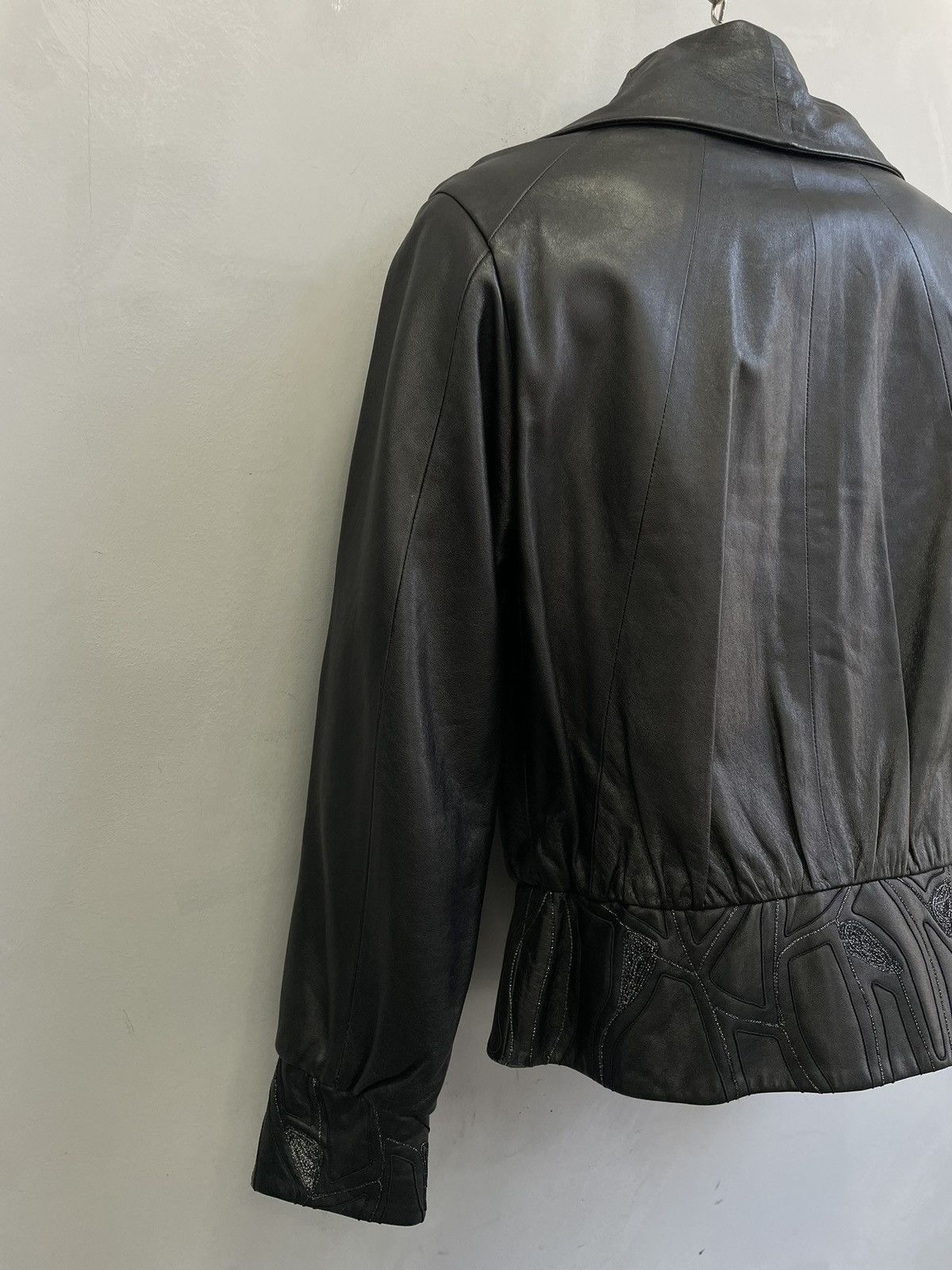 Japanese Brand 14th addiction black leather biker leather jacket gothic y2k Size US S / EU 44-46 / 1 - 12 Thumbnail