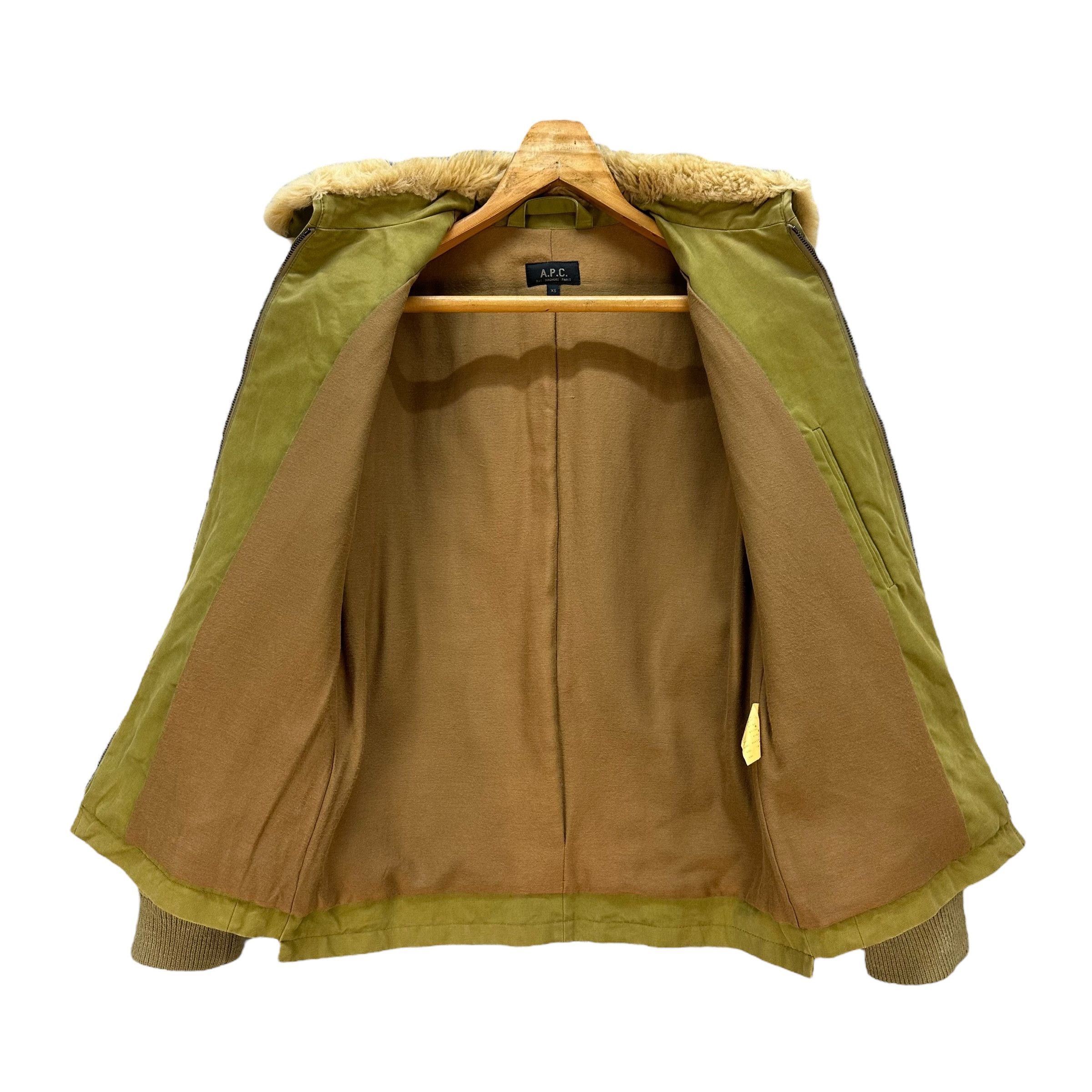 A.P.C. A.P.C. Rue Madame Paris Faux Fur Collar Jacket #A72-1749 Size US XS / EU 42 / 0 - 7 Thumbnail