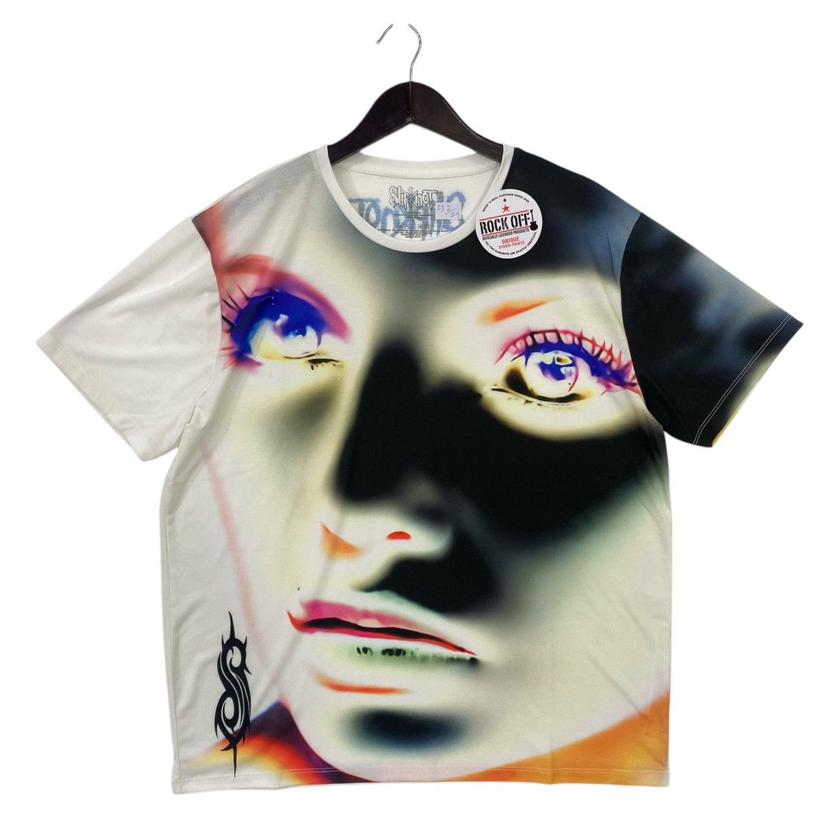 Band Tees × Slipknot 💥SLIPKNOT nu metal band OVP fullprint rare tee shirt Size US L / EU 52-54 / 3 - 1 Thumbnail