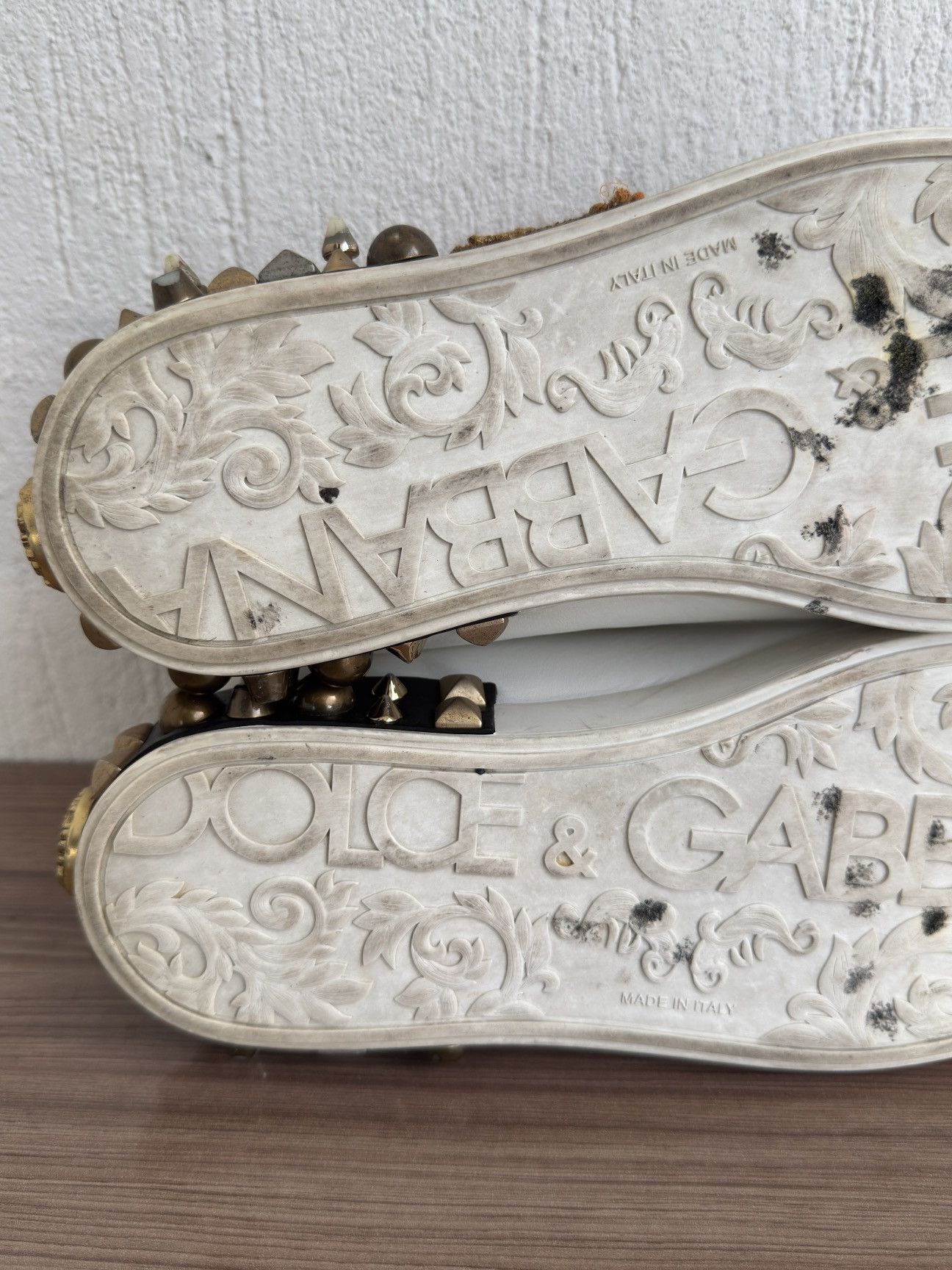 Dolce & Gabbana Portofino embellished studded sneaker Size US 9.5 / EU 42-43 - 20 Thumbnail