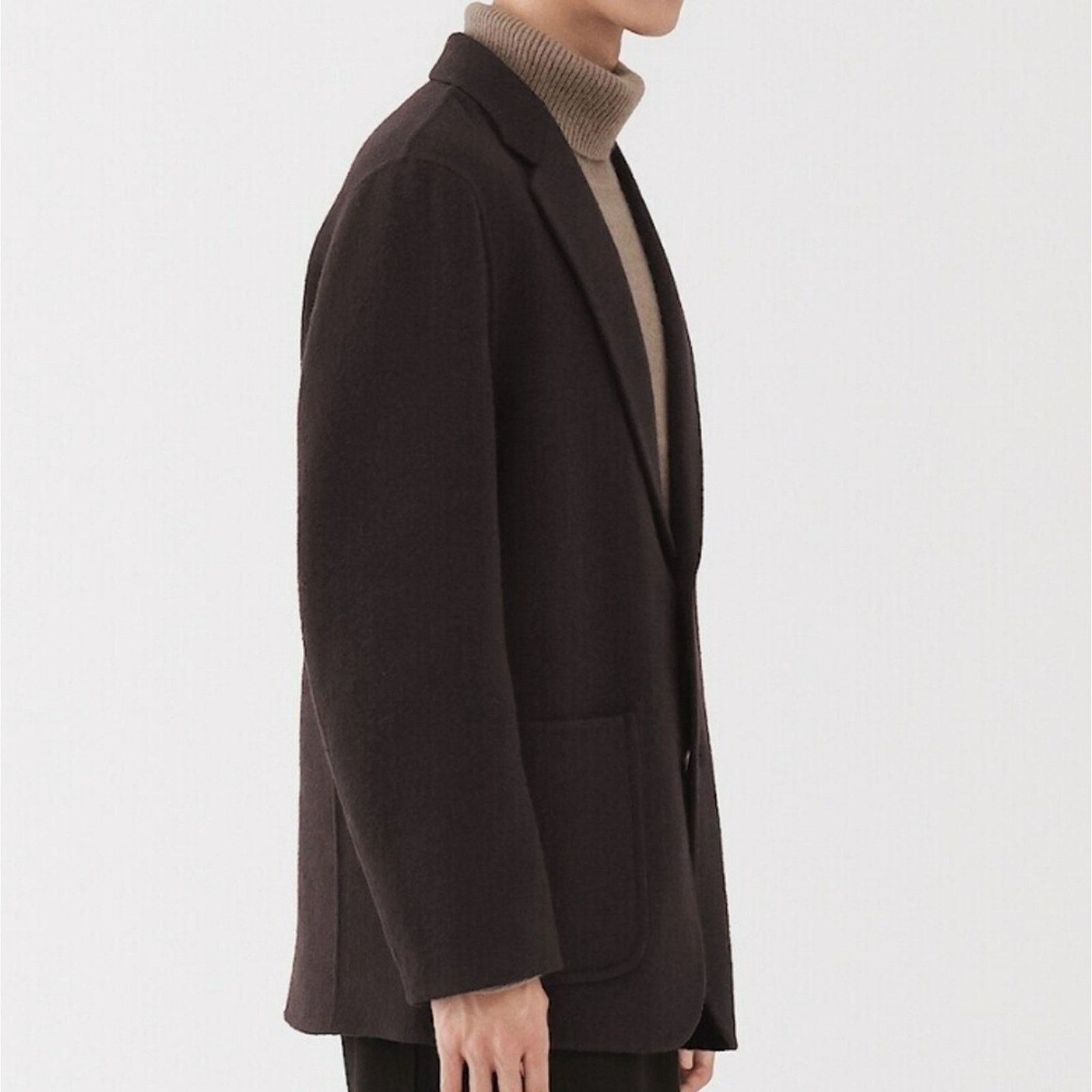 Muji MUJI Labo Cashmere Blend Jacket XL Black, Retail $300 USD Size US XL / EU 56 / 4 - 6 Thumbnail