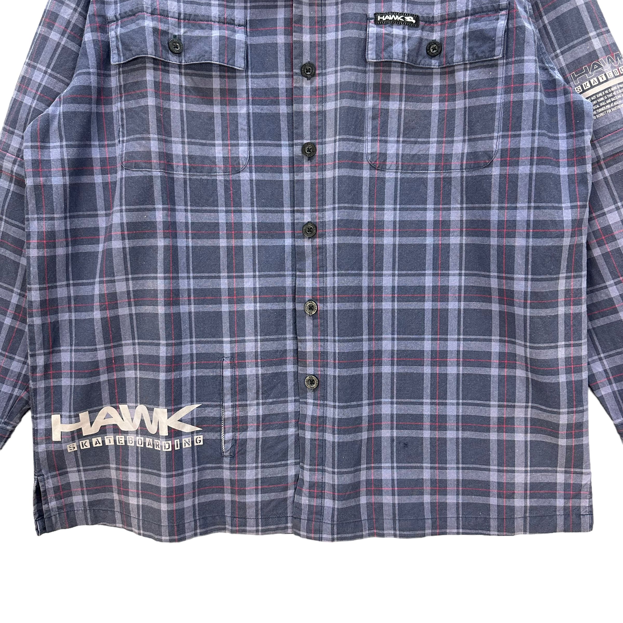 Tony Hawk TONY HAWK SKATE BOARDING CHECKED BUTTON UP SHIRT #8054-198 Size US L / EU 52-54 / 3 - 4 Thumbnail