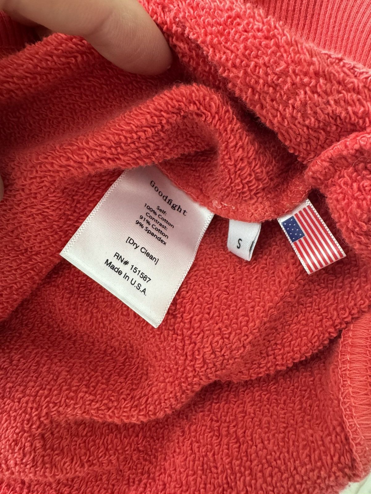 Goodfight Goodfight Crewneck SunFade Red Size US S / EU 44-46 / 1 - 3 Thumbnail