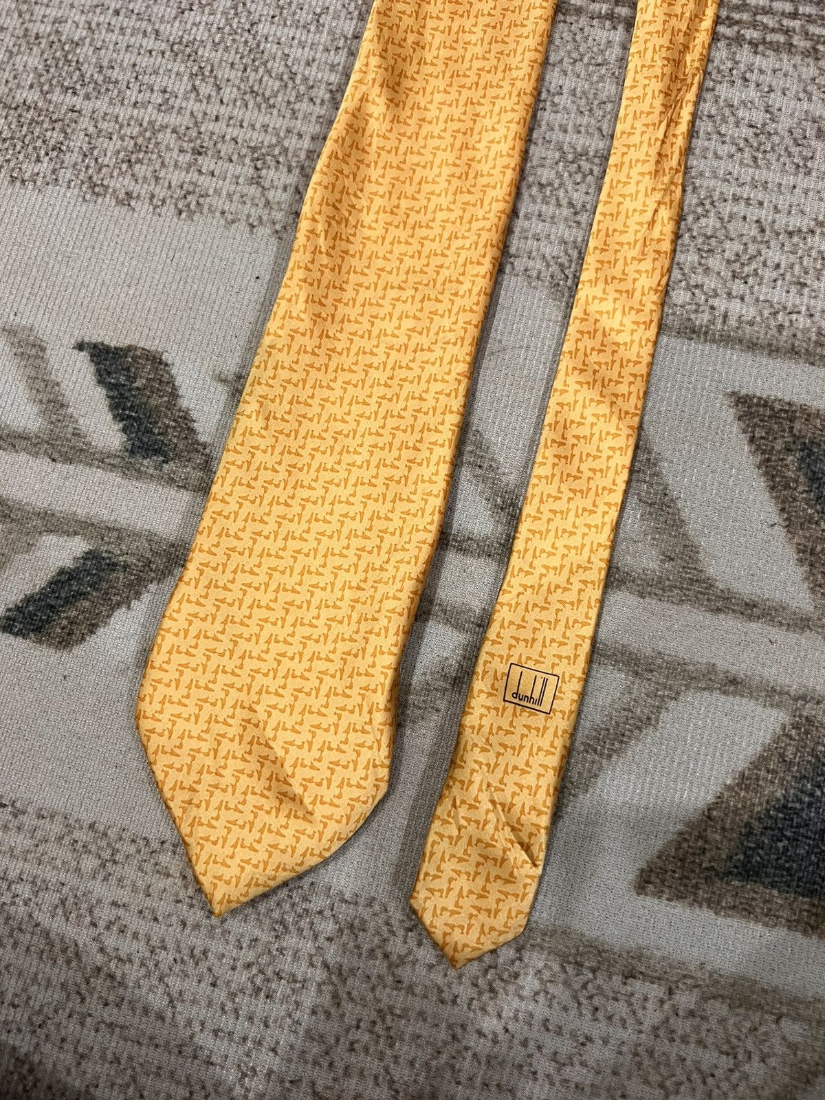 Alfred Dunhill Vintage Dunhill Silk Tie Size ONE SIZE - 3 Thumbnail