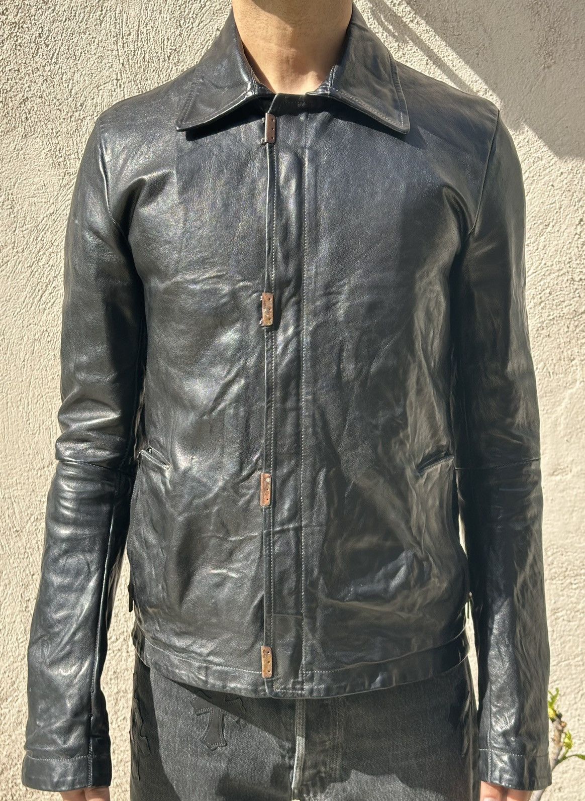 Carol Christian Poell Carol Christian Poell Scarstitch Leather Jacket Size US M / EU 48-50 / 2 - 7 Thumbnail