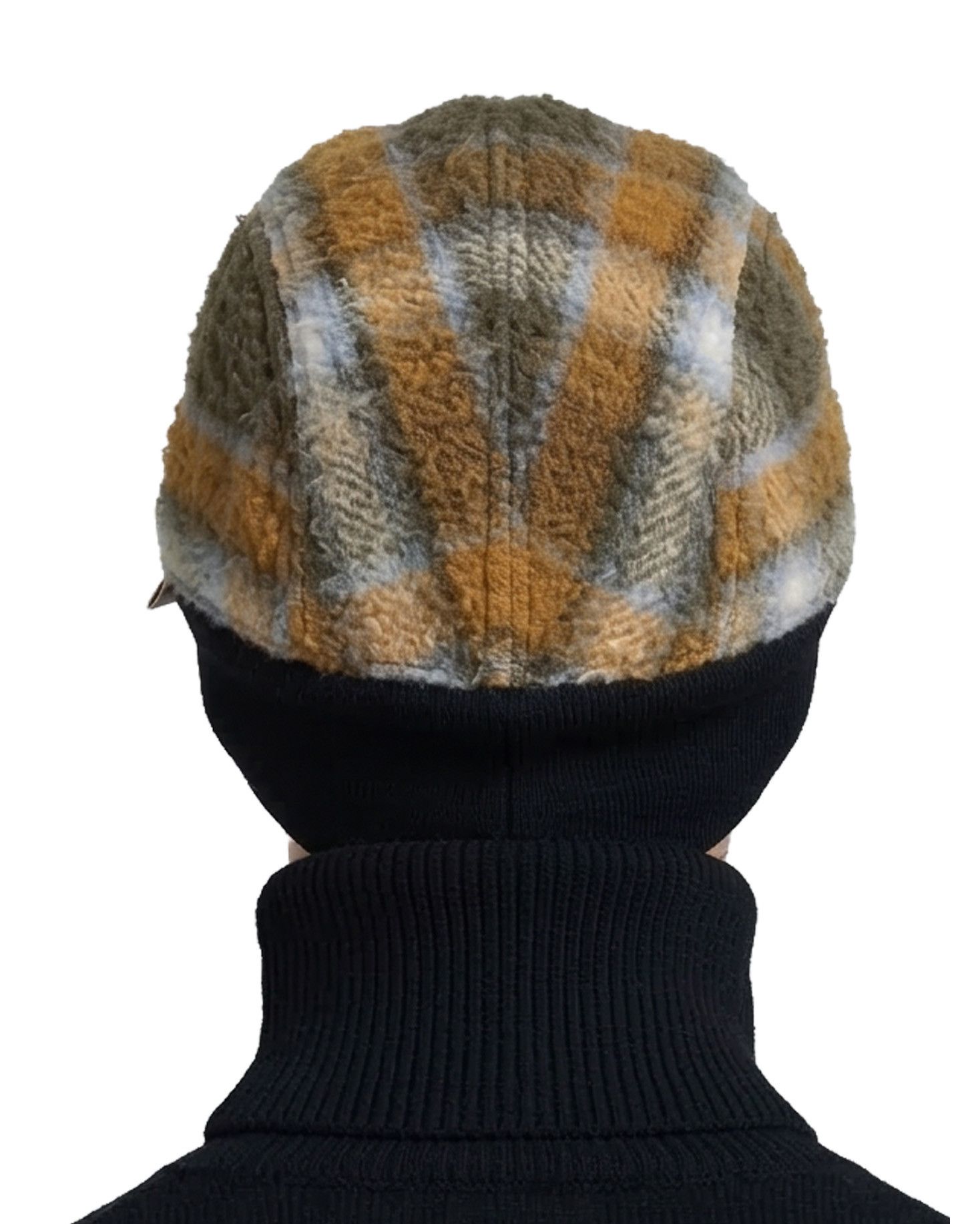 Marni Checked Wool Hat Cover Ears Size ONE SIZE - 3 Thumbnail