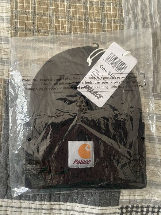 Palace Palace Carhartt WIP Watch Hat Beanie (Black) | Grailed