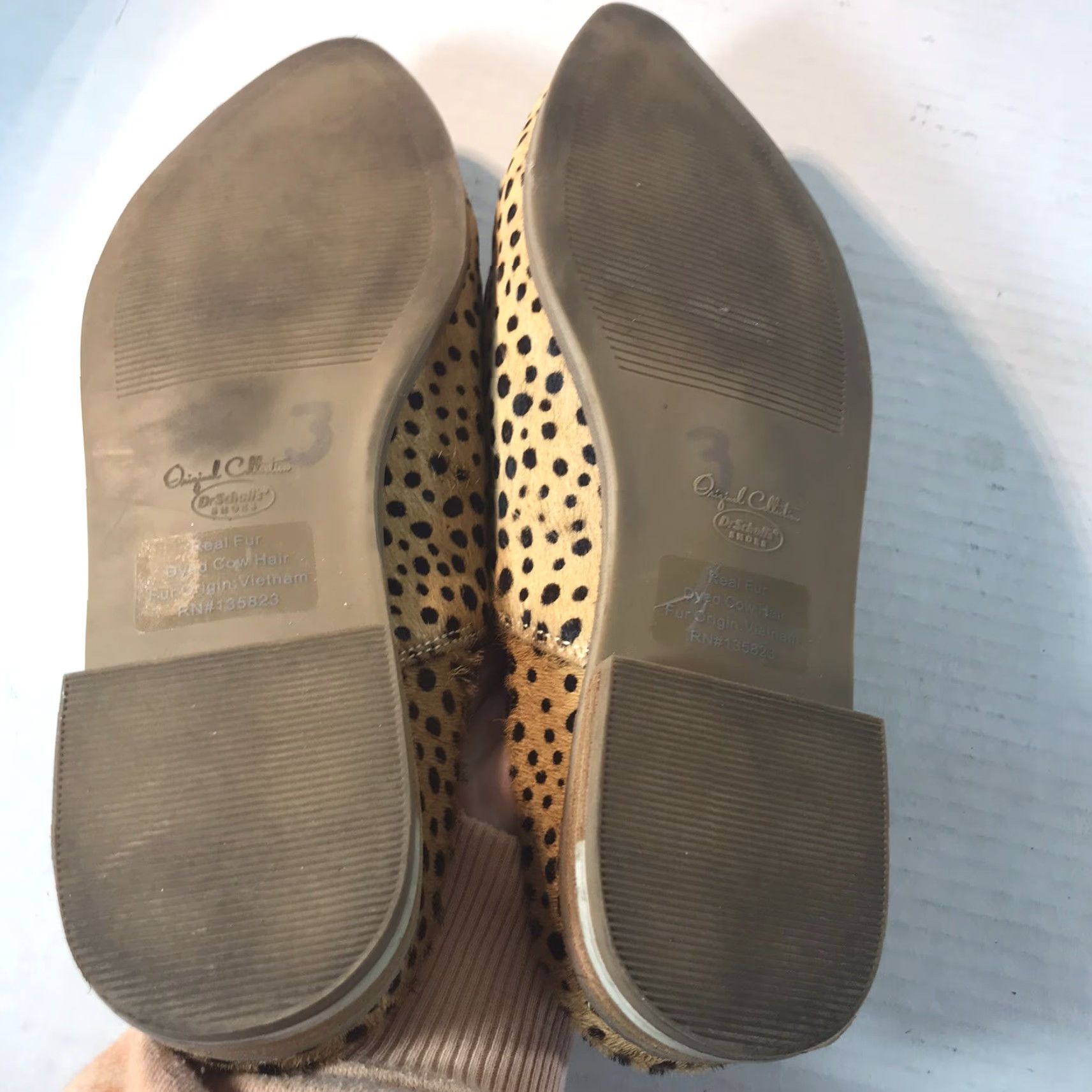 Vintage VINTAGE Dr. Scholl's Womens Slide Sandal Size 6.5M Faux Fur Animal Print Bohemian Flip-Flop Size US 6.5 / IT 36.5 - 6 Thumbnail