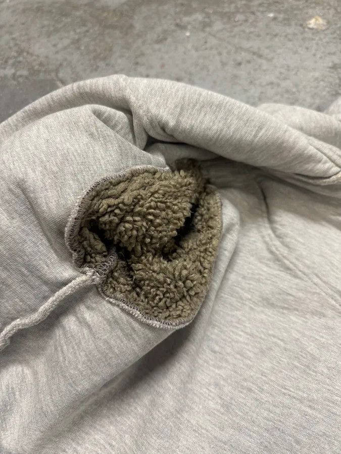 Dries Van Noten × Vintage Dries Van Noten Grey Hybrid Puffer Sleeves Zip-up Sweater Jacket Size US L / EU 52-54 / 3 - 9 Thumbnail