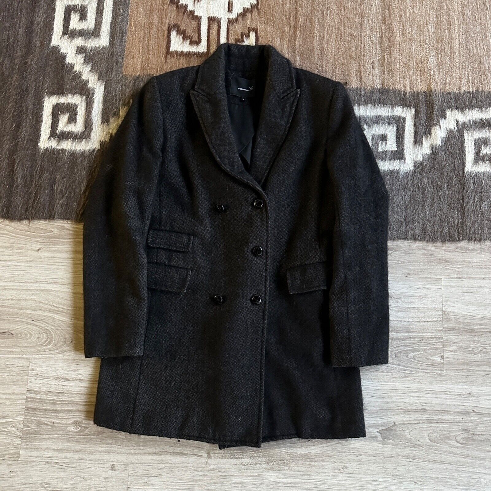 Isabel Marant Isabel Marant Double Breasted Angora Coat 8381AC Size M / US 6-8 / IT 42-44 - 1 Thumbnail