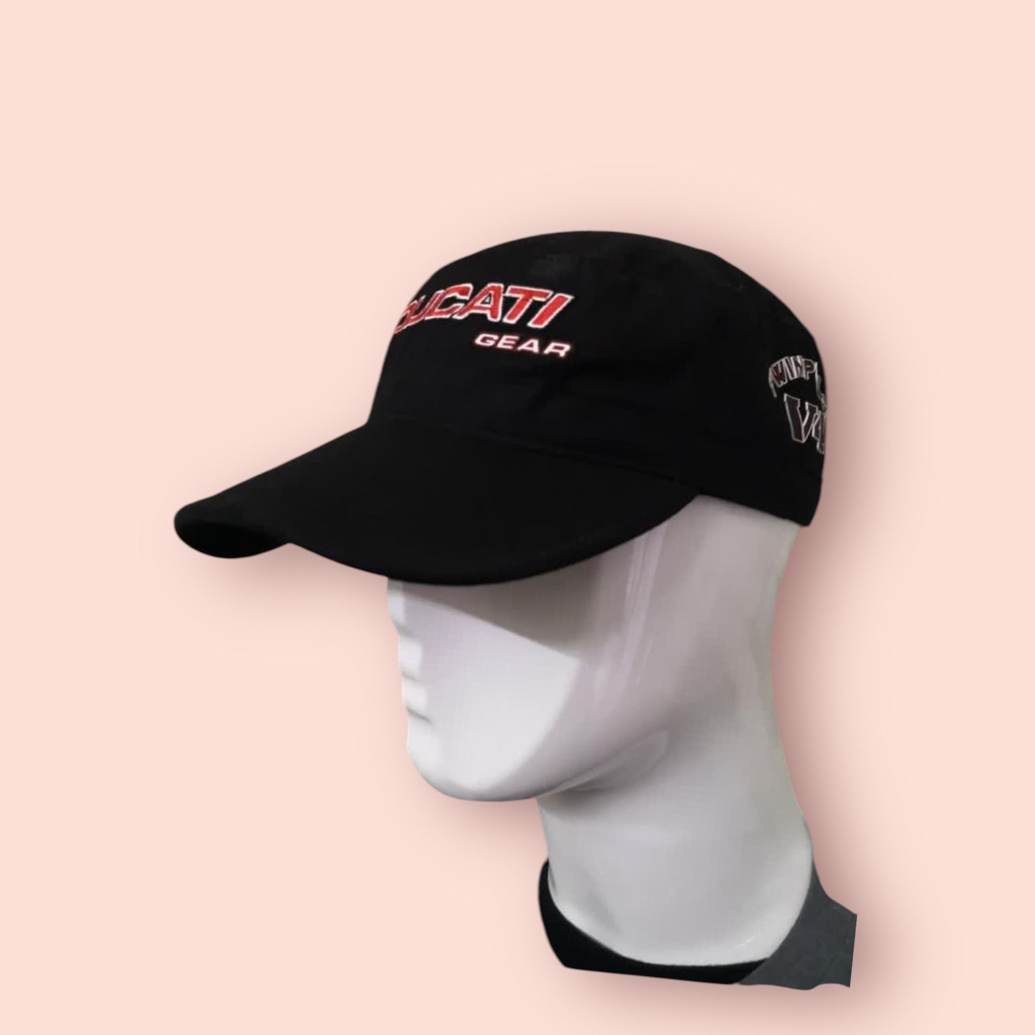 Ducati × Gear for Sports × Vintage VINTAGE DUCATI GEAR TWIN PULSE V4 PROMO COMBAT HAT Size ONE SIZE - 2 Thumbnail