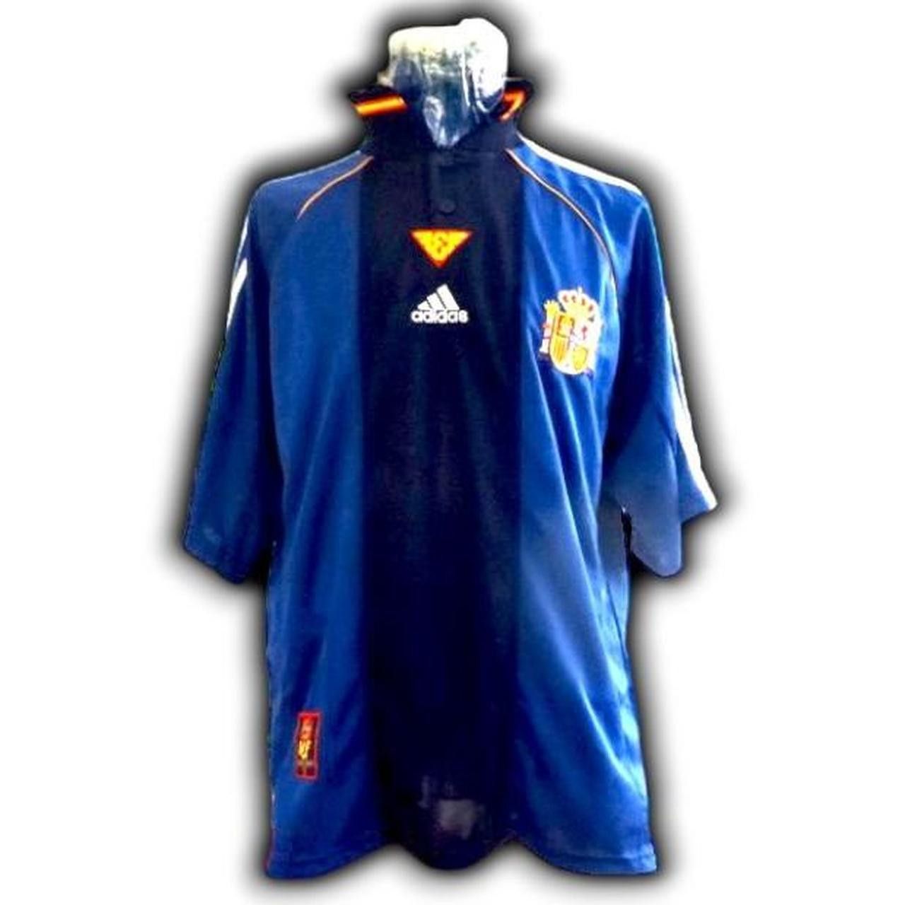 Adidas Spain 1997 1998 Away Shirt Jersey Size US XL / EU 56 / 4 - 2 Thumbnail