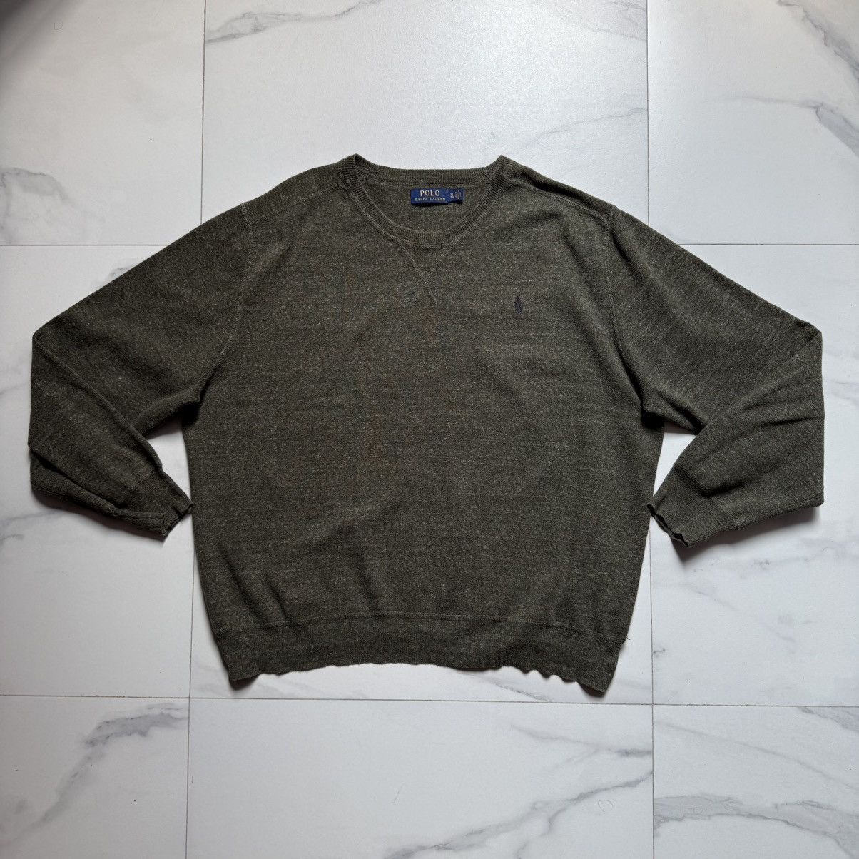 Polo Ralph Lauren Polo Ralph Lauren Pony Knitted Sweater Size US XL / EU 56 / 4 - 2 Thumbnail