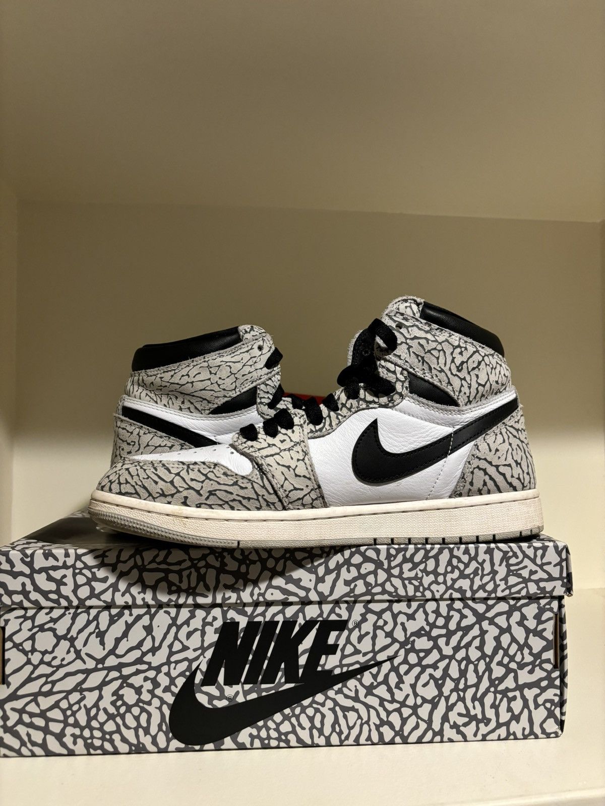 Jordan Brand Jordan 1 cement high og size 9.5 Size US 9.5 / EU 42-43 - 4 Thumbnail