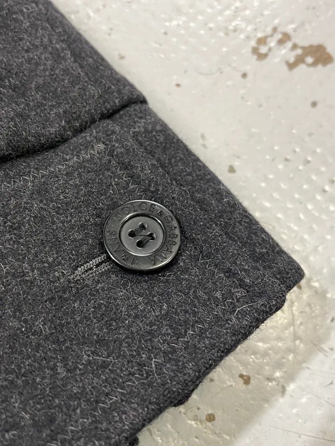 Dolce & Gabbana 2000s Dolce & Gabbana Grey Wool Cargo Zip-up Jacket Size US L / EU 52-54 / 3 - 6 Thumbnail