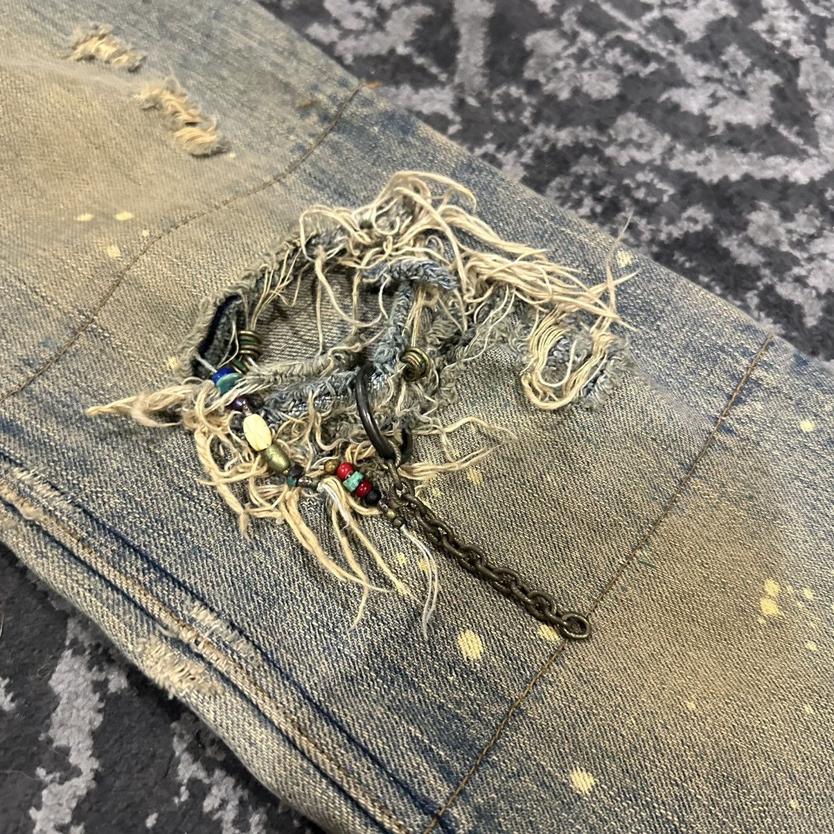 If Six Was Nine If Six Was Nine Ethnic Mudmax Bellbottom Denim Size US 32 / EU 48 - 6 Thumbnail