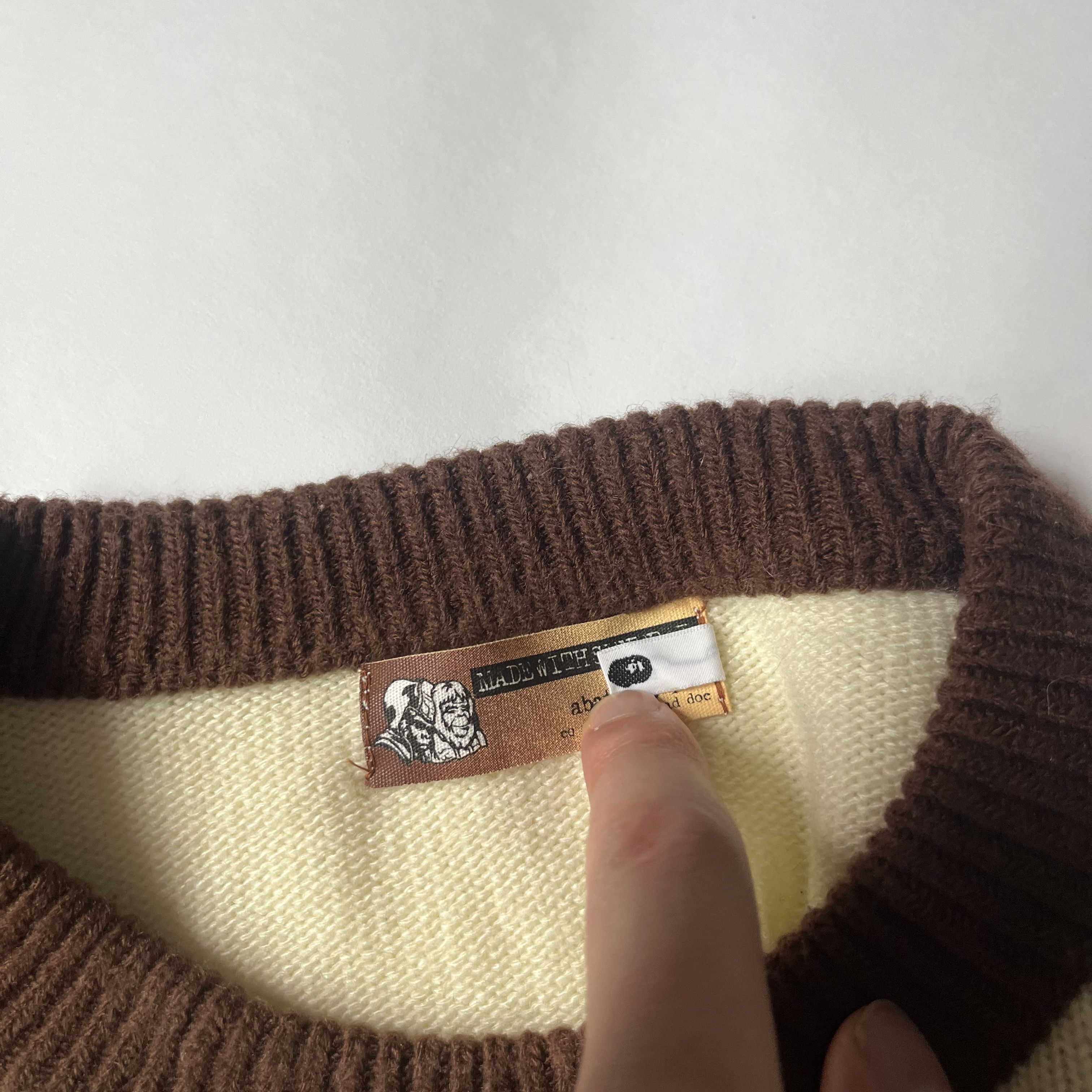 Bape SS04 Knit Striped Sweater Size US XL / EU 56 / 4 - 4 Thumbnail
