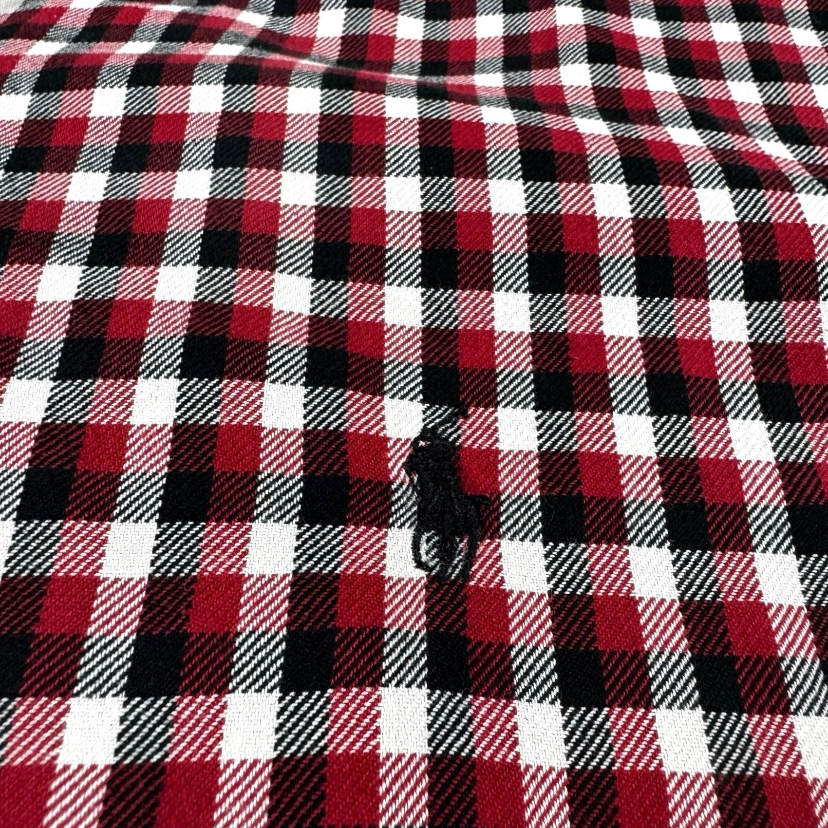 Ralph Lauren VINTAGE Ralph Lauren Blake Shirt Men’s XL Plaid 100% Cotton Button-Up Long Sleeve Red Size US XL / EU 56 / 4 - 4 Thumbnail