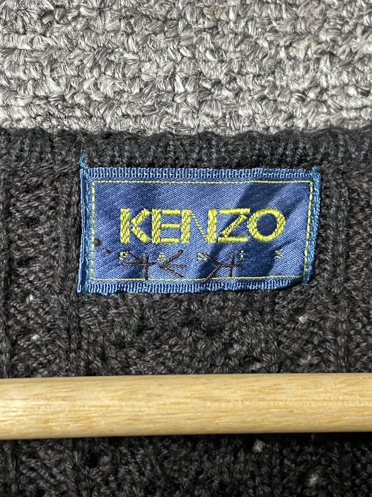 Designer × Kenzo × Vintage Kenzo Vintage Textured Knitwear Croptop (43) Size XS / US 0-2 / IT 36-38 - 6 Thumbnail