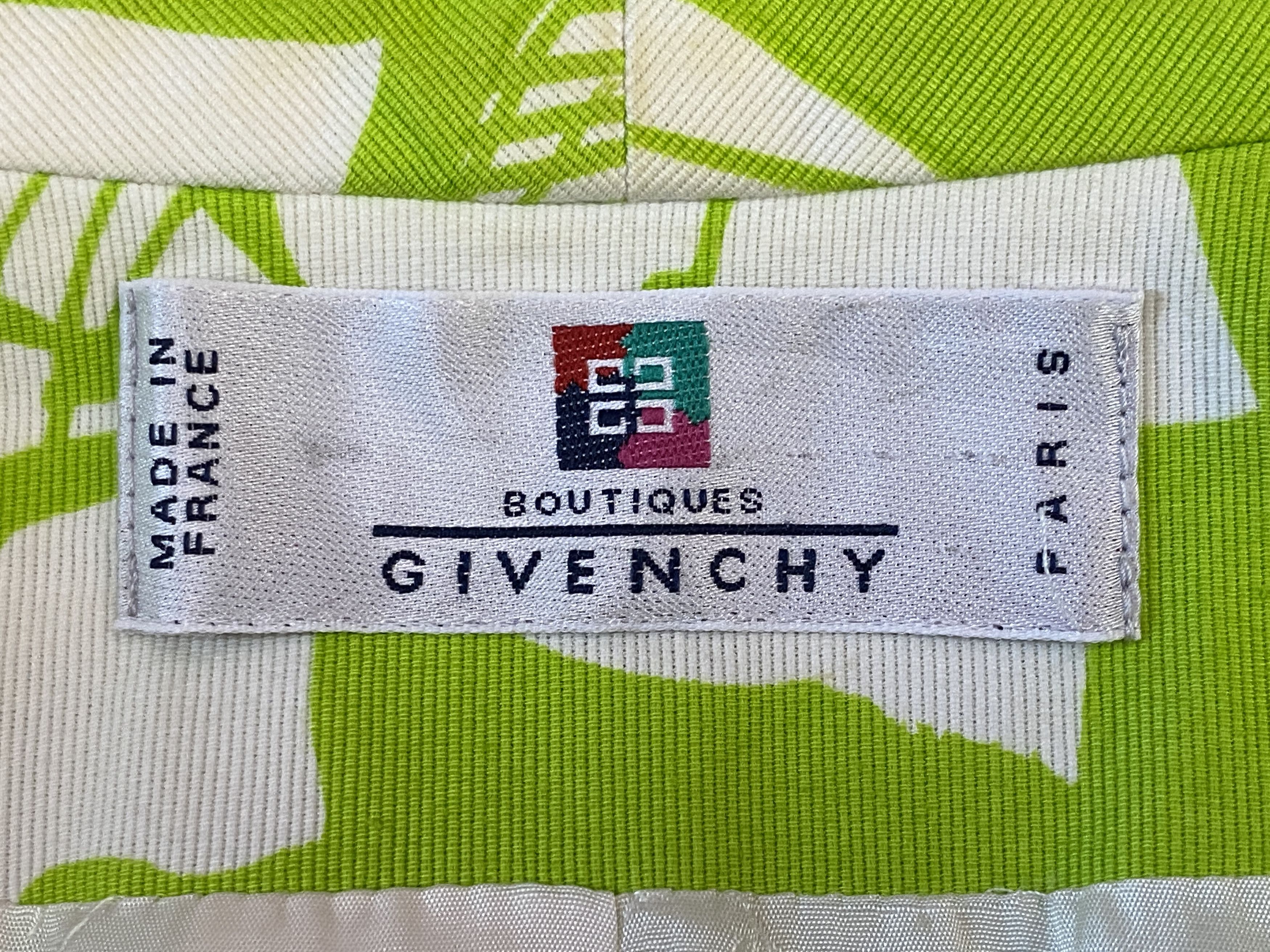 Givenchy × Vintage 90s Givenchy Vintage Short Sleeve Blazer Jacket - M Size M / US 6-8 / IT 42-44 - 5 Thumbnail