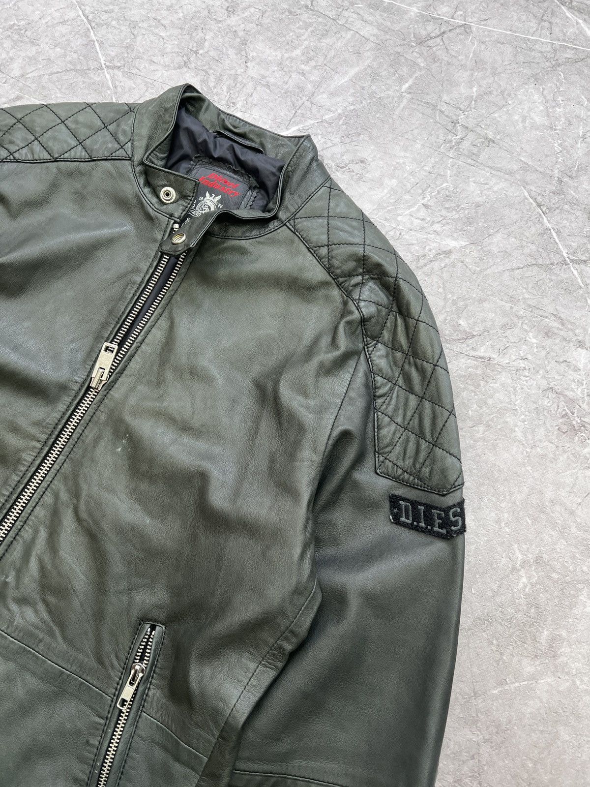 Diesel × Harley Davidson × Vintage Vintage biker leather jacket y2k DIESEL hype Size US L / EU 52-54 / 3 - 3 Thumbnail