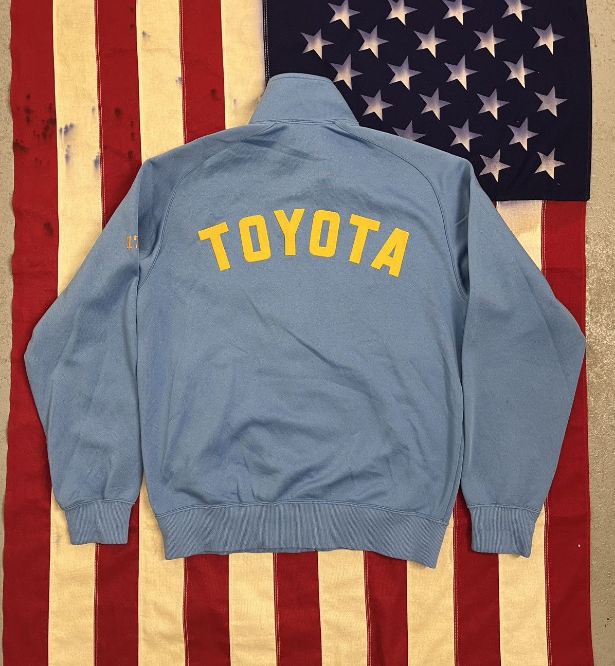 Adidas Vintag Adidas Toyota Motor Track Jacket Made in Japan 80s90s Size US M / EU 48-50 / 2 - 2 Thumbnail